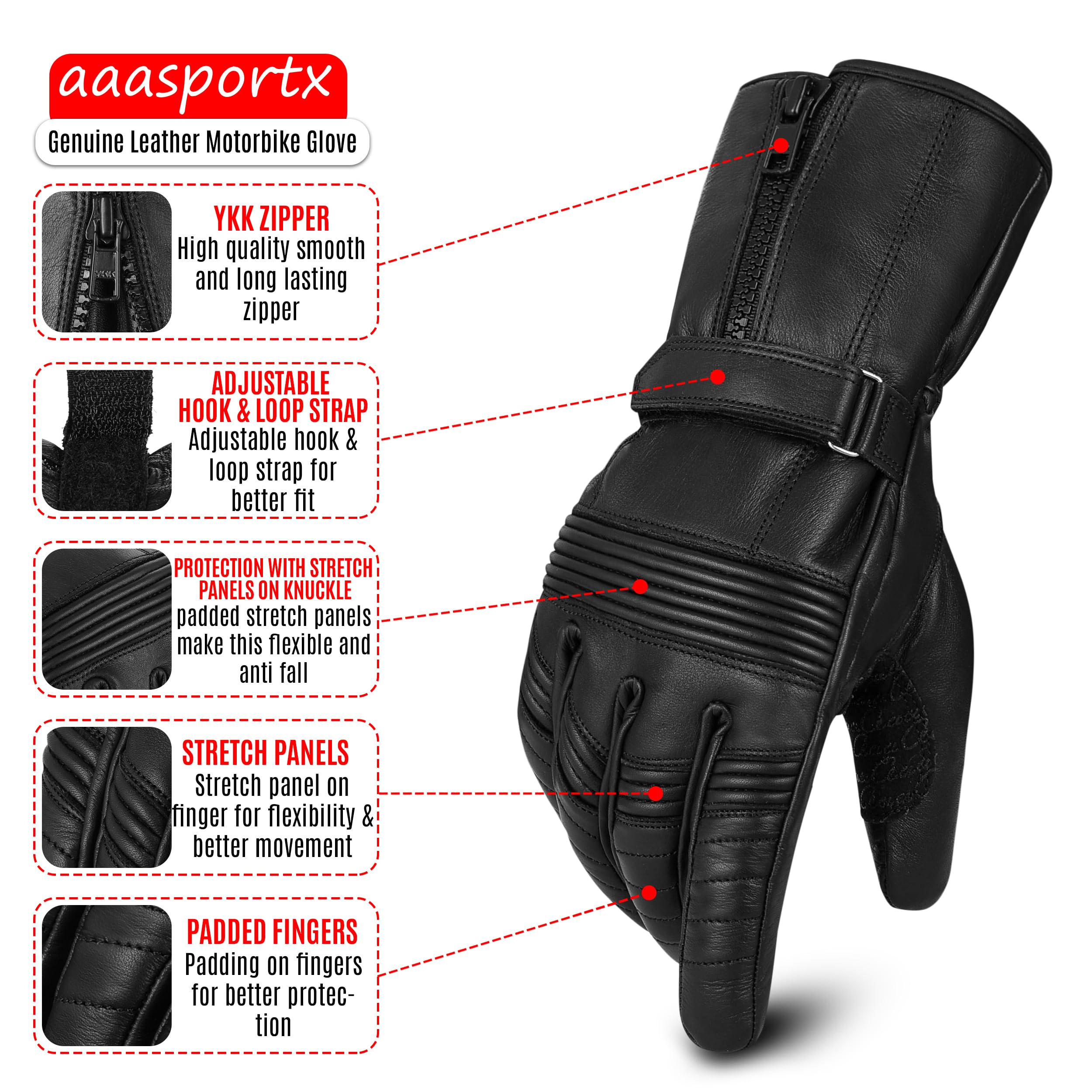 Gants moto homme hiver noir gants moto hiver gants moto hiver hommes chauds imperméables coupe-vent
