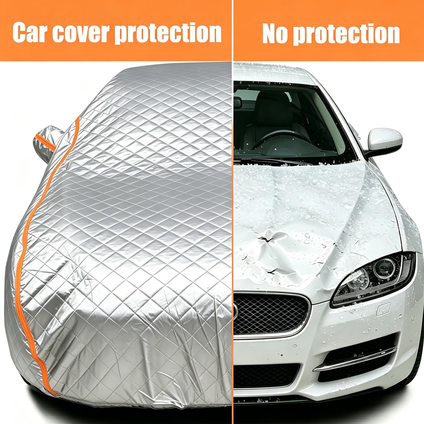 Bache Voiture Anti-grêle pour Ferrari 550 Maranello(1996-2002),Housses Auto Protection Exterieur, Coupe-Vent, Anti-Poussière, Anti-Salissure, Anti-UV, avec Bandes Réfléchissantes