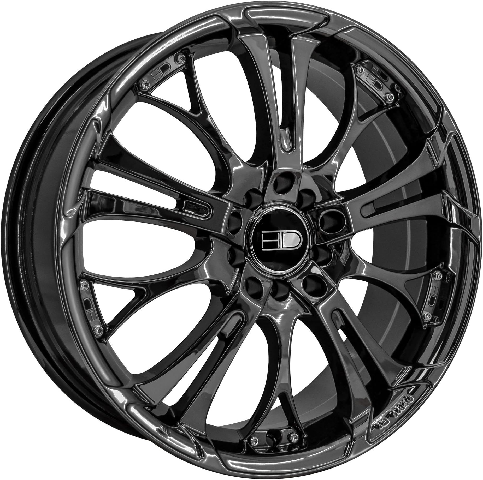 Spinout in PVD Dark Chrome Finish (17x7.0"/4x100, 4x114.3, +40mm offset)