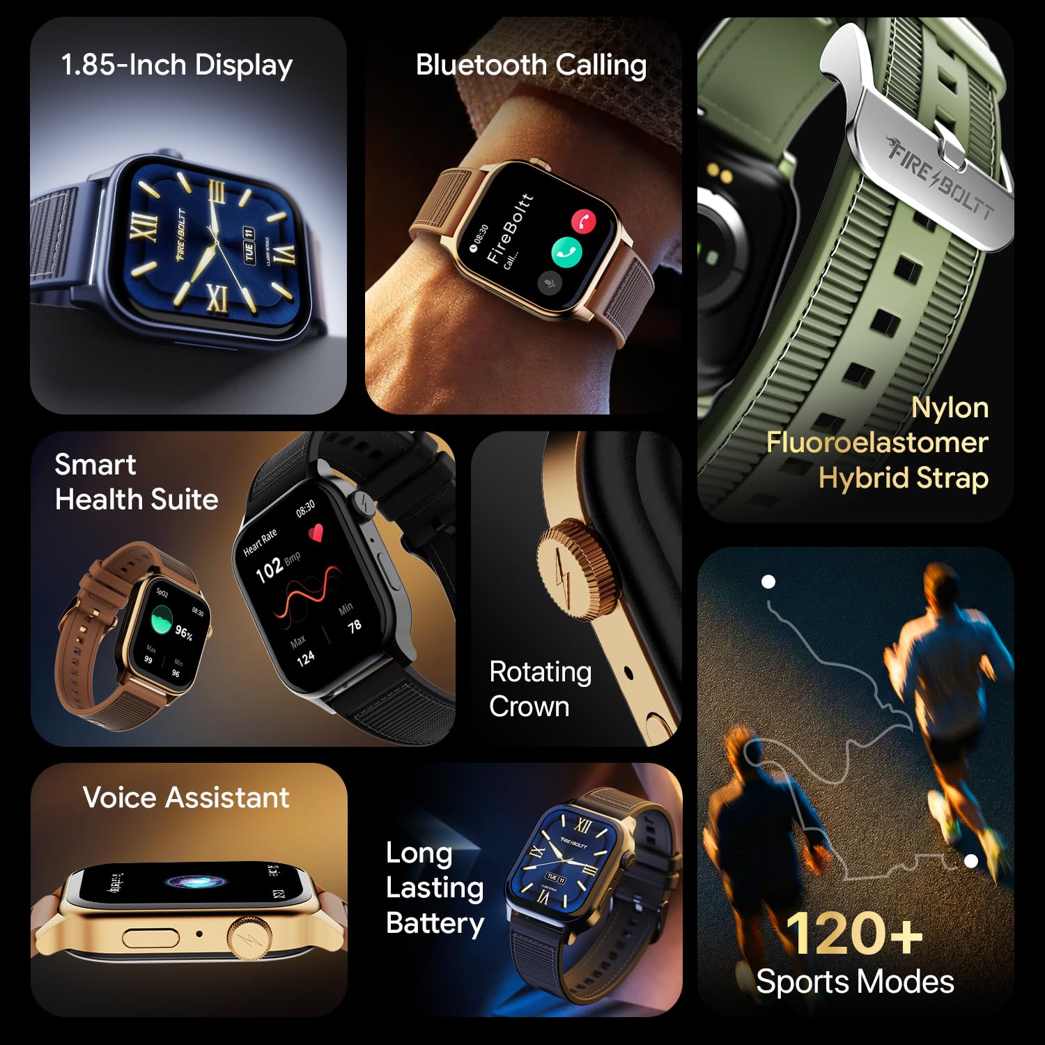 Fire-Boltt Rise Force Smartwatch - Durable & Feature-Rich -3 Fire-Boltt Rise Force Smartwatch - Durable & Feature-Rich -3