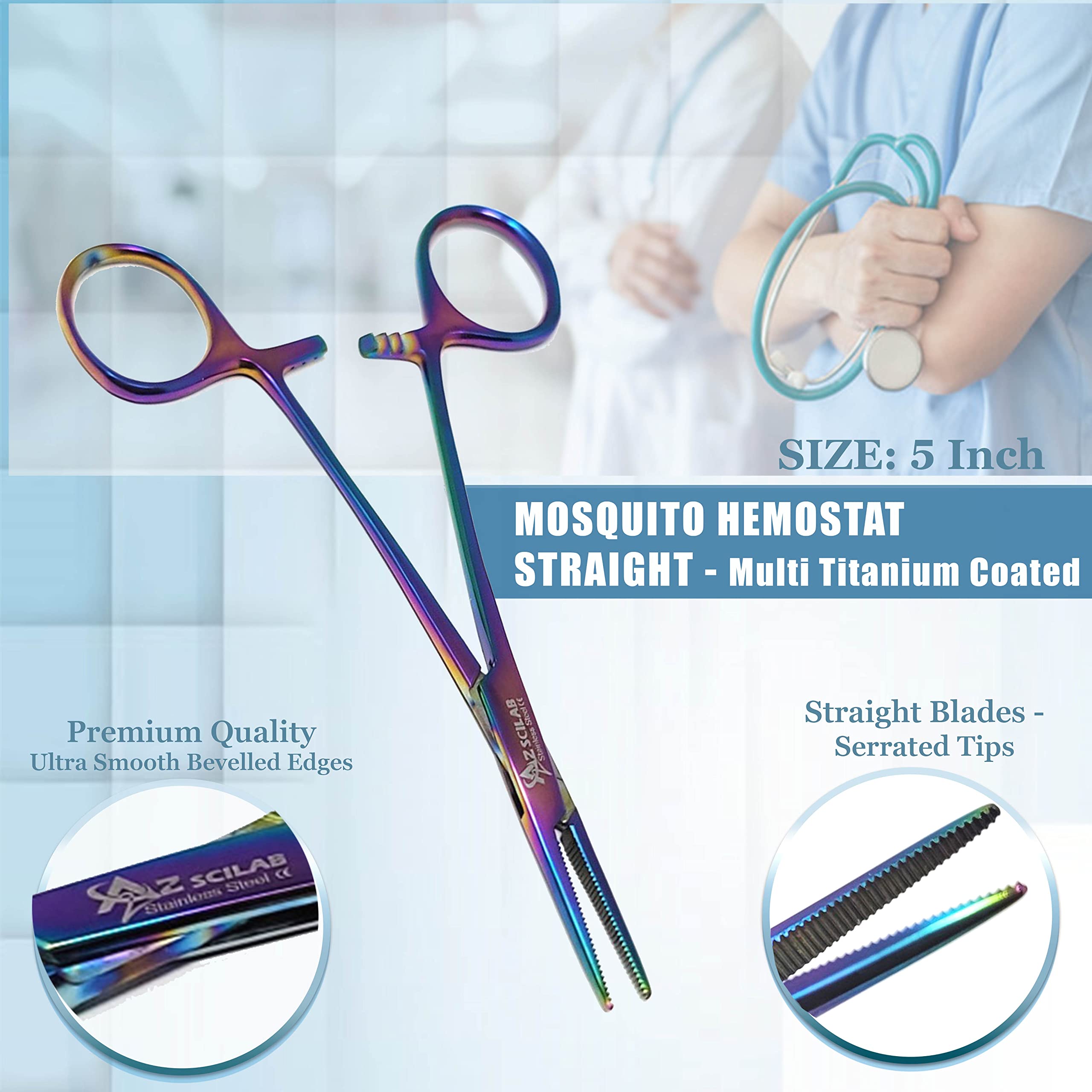 Mosquito Hemostat Forceps - Medical & Home Use -2