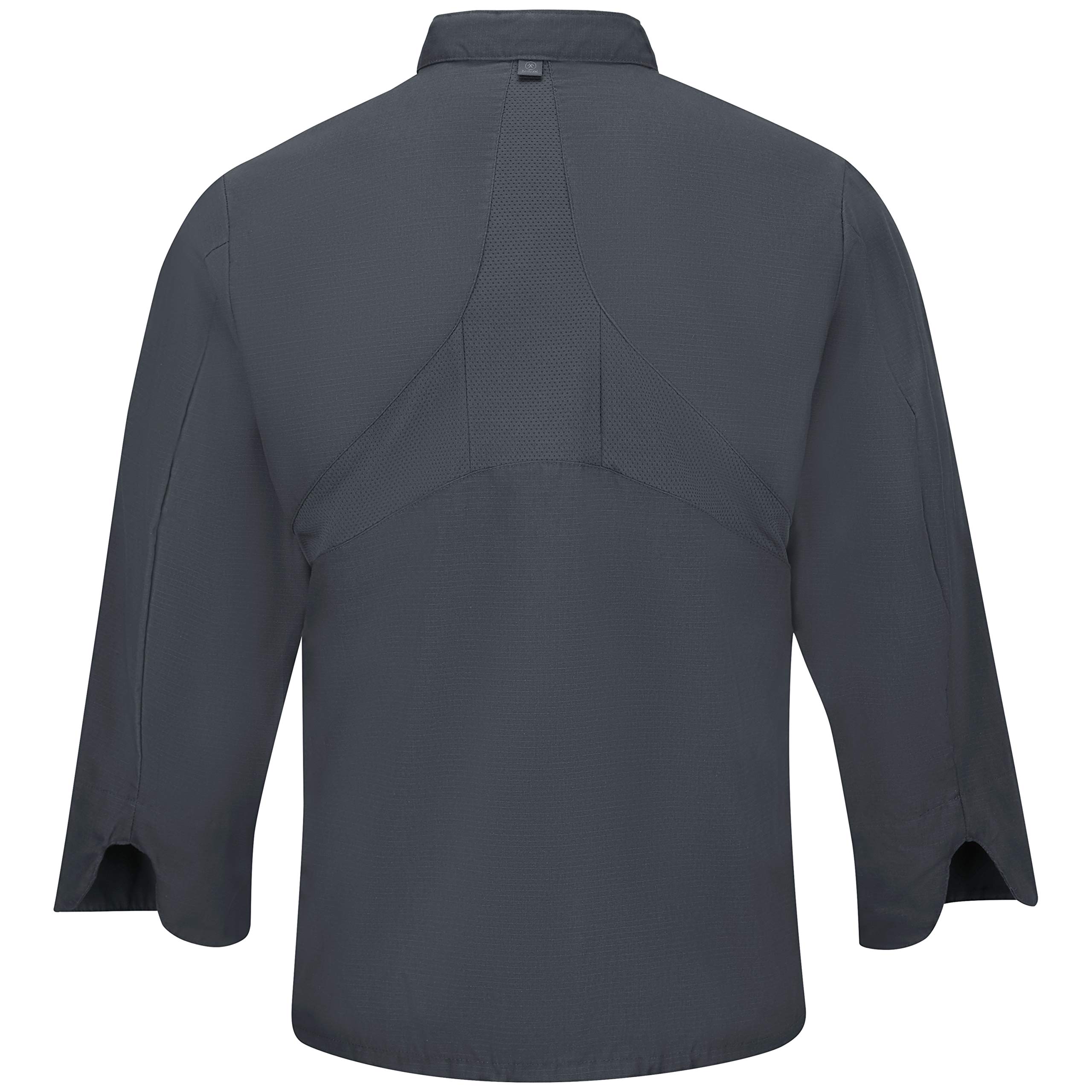 Red Kap Herren Long Sleeve Ten Button Chef Coat with and Kochmantel mit Mimix und Oilblok