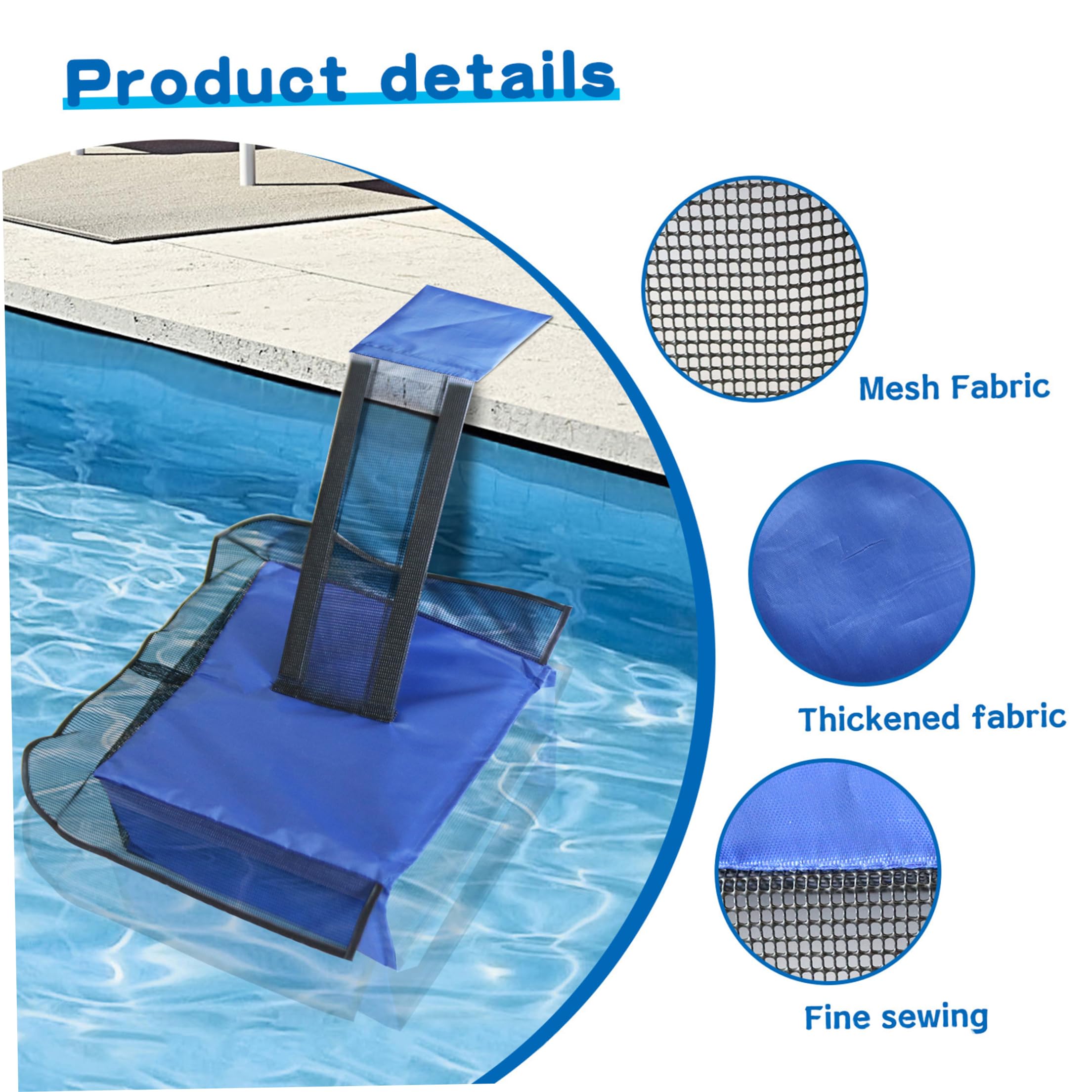 Attrape-Feuilles de Piscine, Rampe d'évacuation sécurisée des Animaux de Piscine, écumoire Flottante à Double Fonction 2 pièces