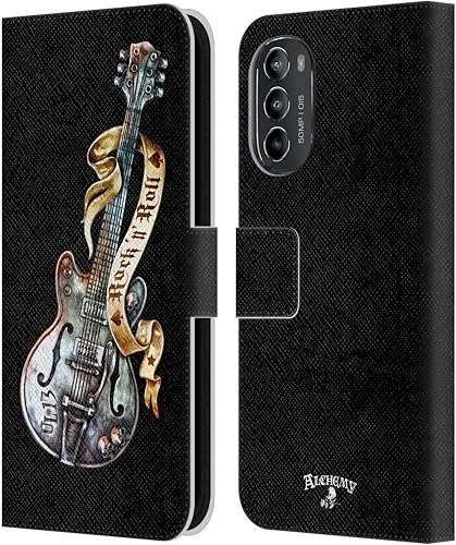 Miniatura 10 de Head Case Designs Officially Licensed Alchemy Gothic Mjolnir Hammer Illustration Leather Book Wallet Case Cover Compatible with Motorola Moto G82 5G