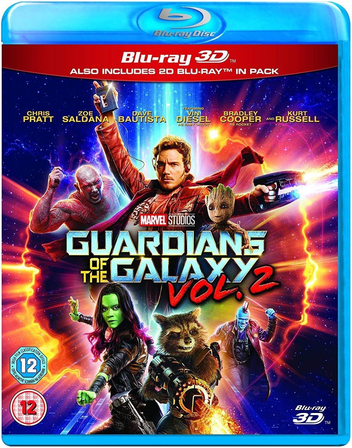 Marvel Studio's Guardians of the Galaxy Vol.2 3D BD [Blu-ray] [2017] [Region Free]