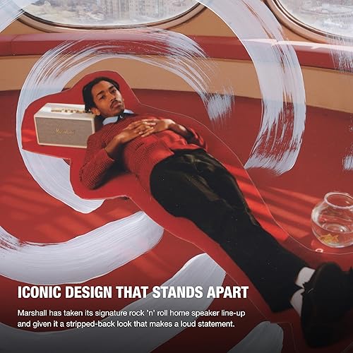 Miniatura 3 de Marshall Stanmore III - Altavoz Bluetooth para el hogar, sonido estéreo fuerte con controles de graves y agudos, alimentado por enchufe, compatible