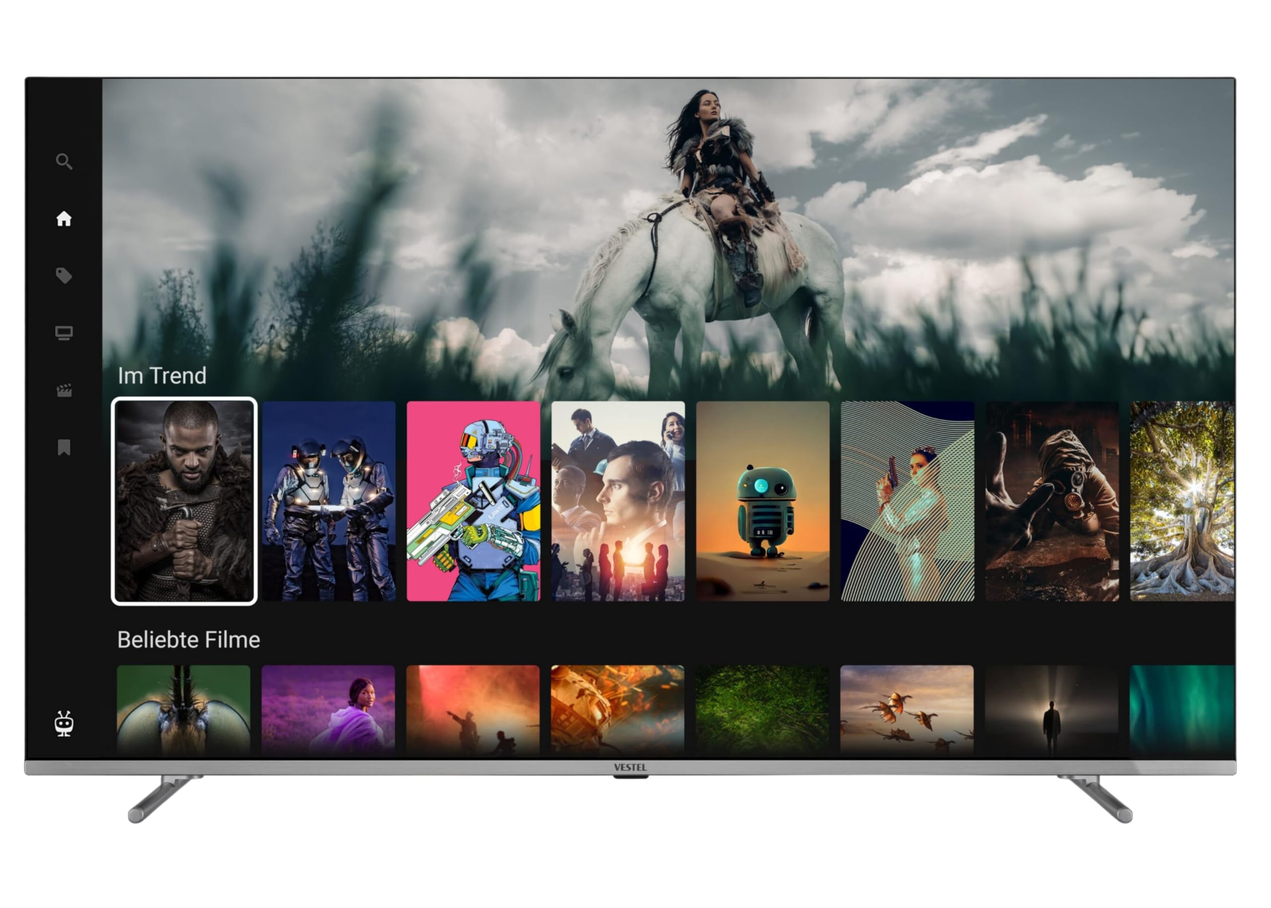 Vestel 55 Zoll Smart TV 4K UHD - TiVo System Mit Dolby Vision, Dolby Atmos & Triple-Tuner, 55UT9840