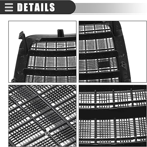 Miniatura 4 de Motoforti Pantalla de filtro de entrada de aire de refrigeración de batería, para Toyota Prius 2010-2015, G92DH-47010, plástico, negro