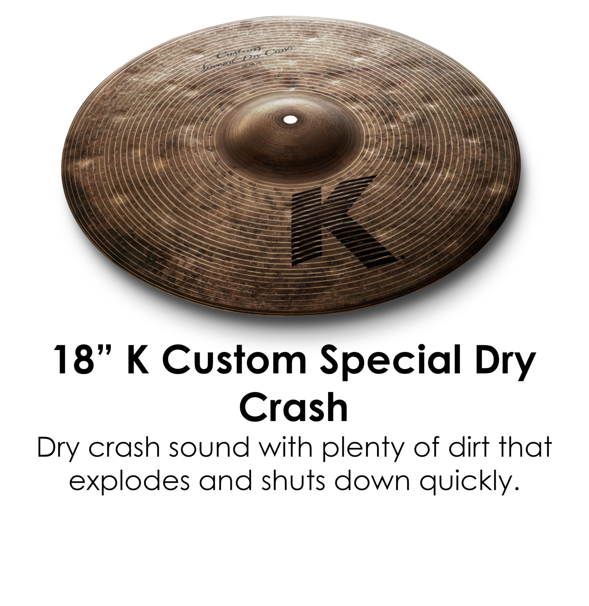 Amazon.com: Zildjian KCSP4681 K Custom Special Dry Cymbal Pack