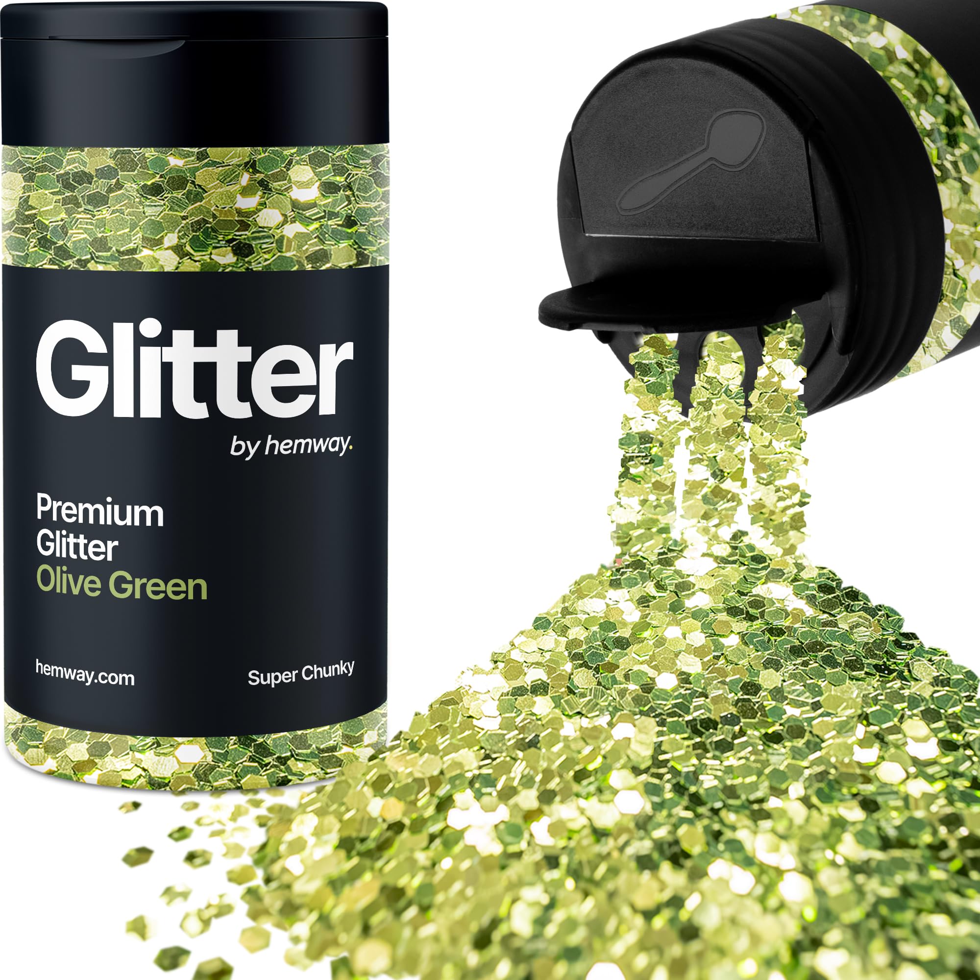 Champagne Gold Glitter Shaker, 130g Ultrafine Glitter, Crafts 1/128" Metallic Flake Champagne Gold Sequins, Resin & Epoxy Crafts, Decorating, Halloween, Christmas Nail, Face, Hemway — view 110