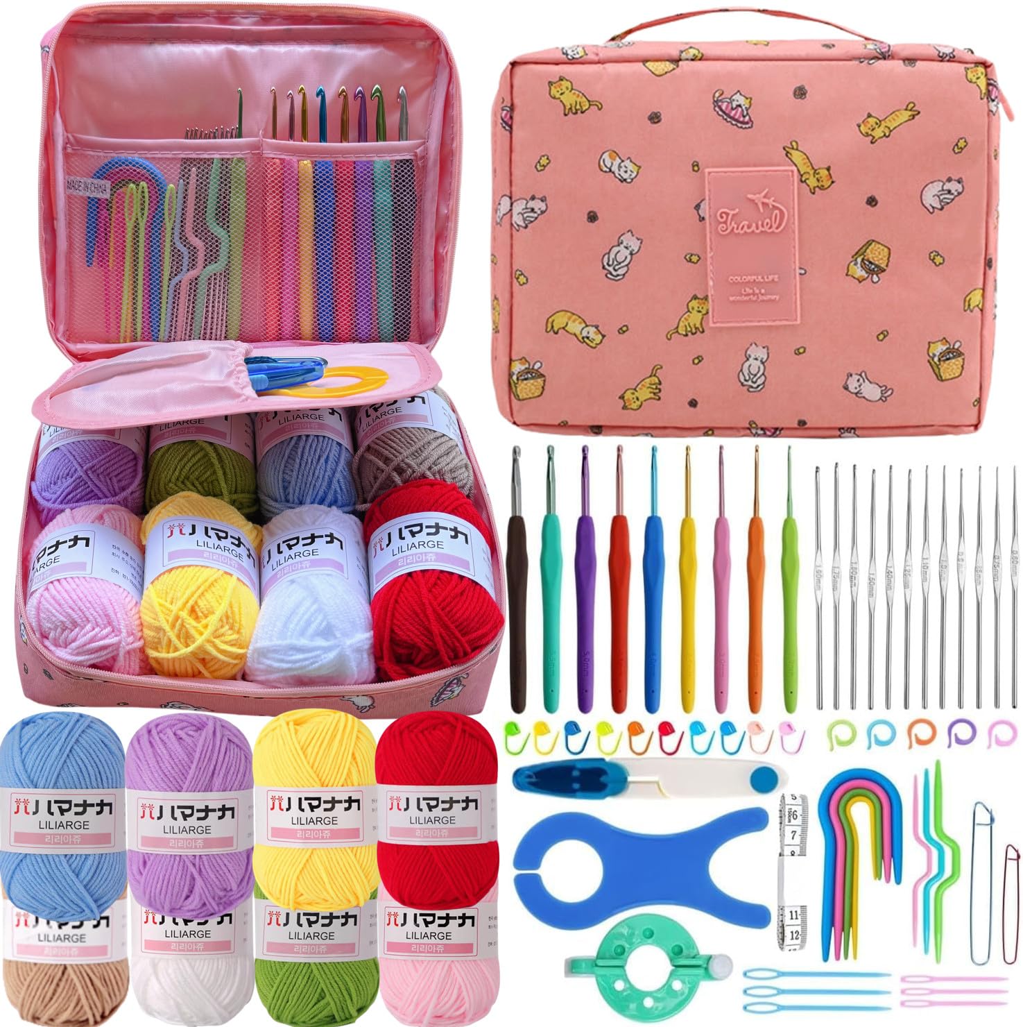 Amazon.com: ZICALSO Crochet Kit for Beginners Adults
