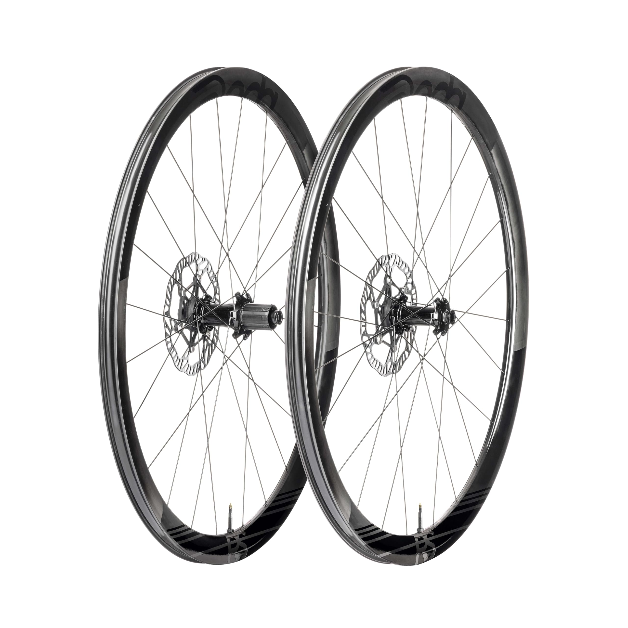 DEDA Unisex-Adult WDRS4DB-CA Radsätze, schwarz, Kohlenstoff