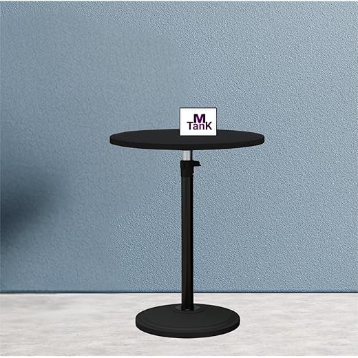 MTANK Height Adjustable Round End Table