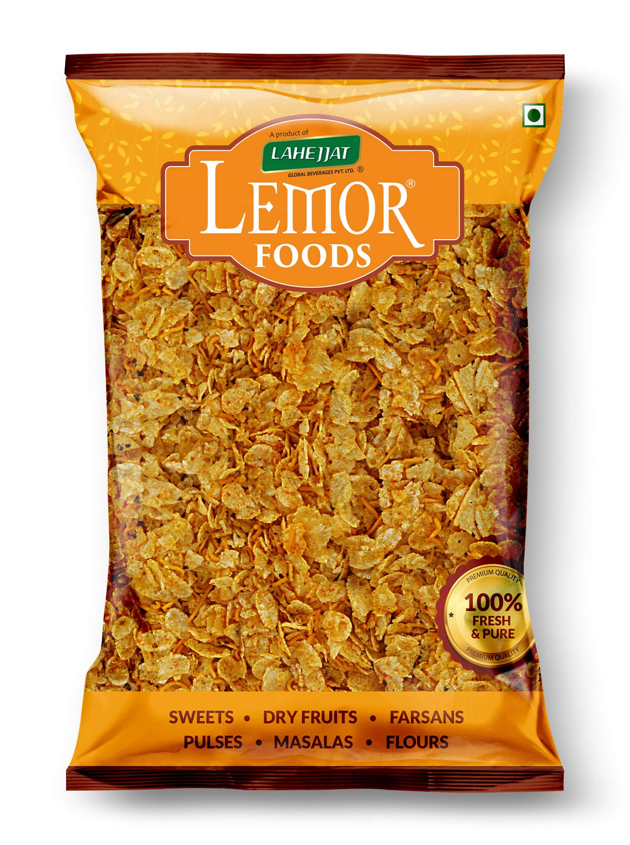 LEMOR Special Papad Chivda (330 g, 2 Packs of 165g) | Namkeen Snacks for foodie Indians (B0893424VJ) Amazon Price History, Amazon Price Tracker