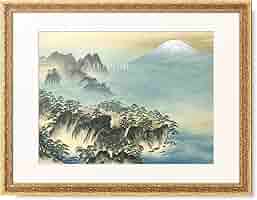 横山大観／蓬莱山　複製画額装 蓬莱山<small>(額装)</small> | 商品紹介 | 美術品複製画販売