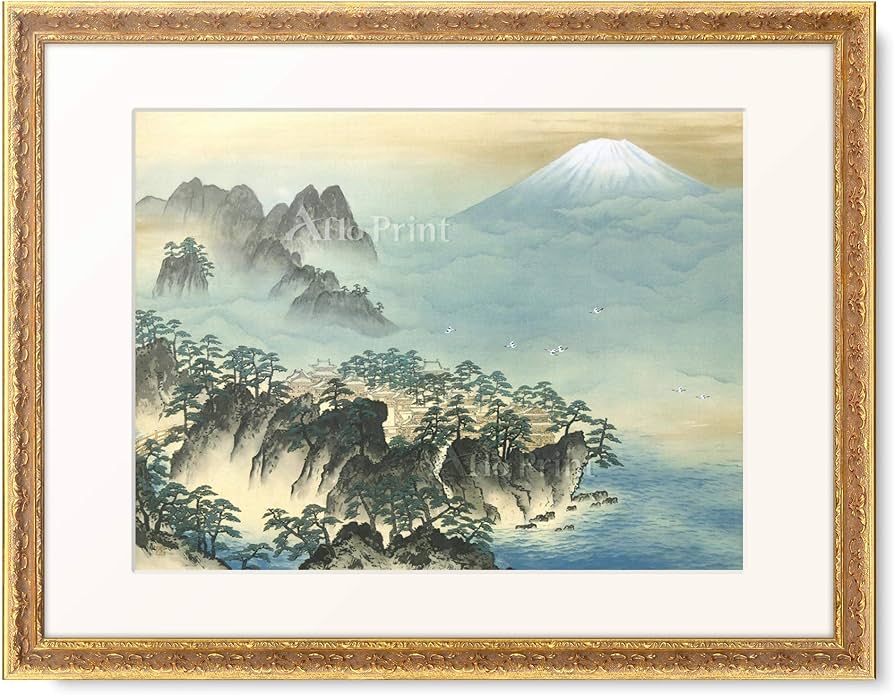 Amazon.co.jp: 横山大観 Yokoyama Taikan 「蓬莱山」 額装アート作品 Amazon.co.jp: 横山大観 Yokoyama Taikan 「蓬莱山」 額装アート作品