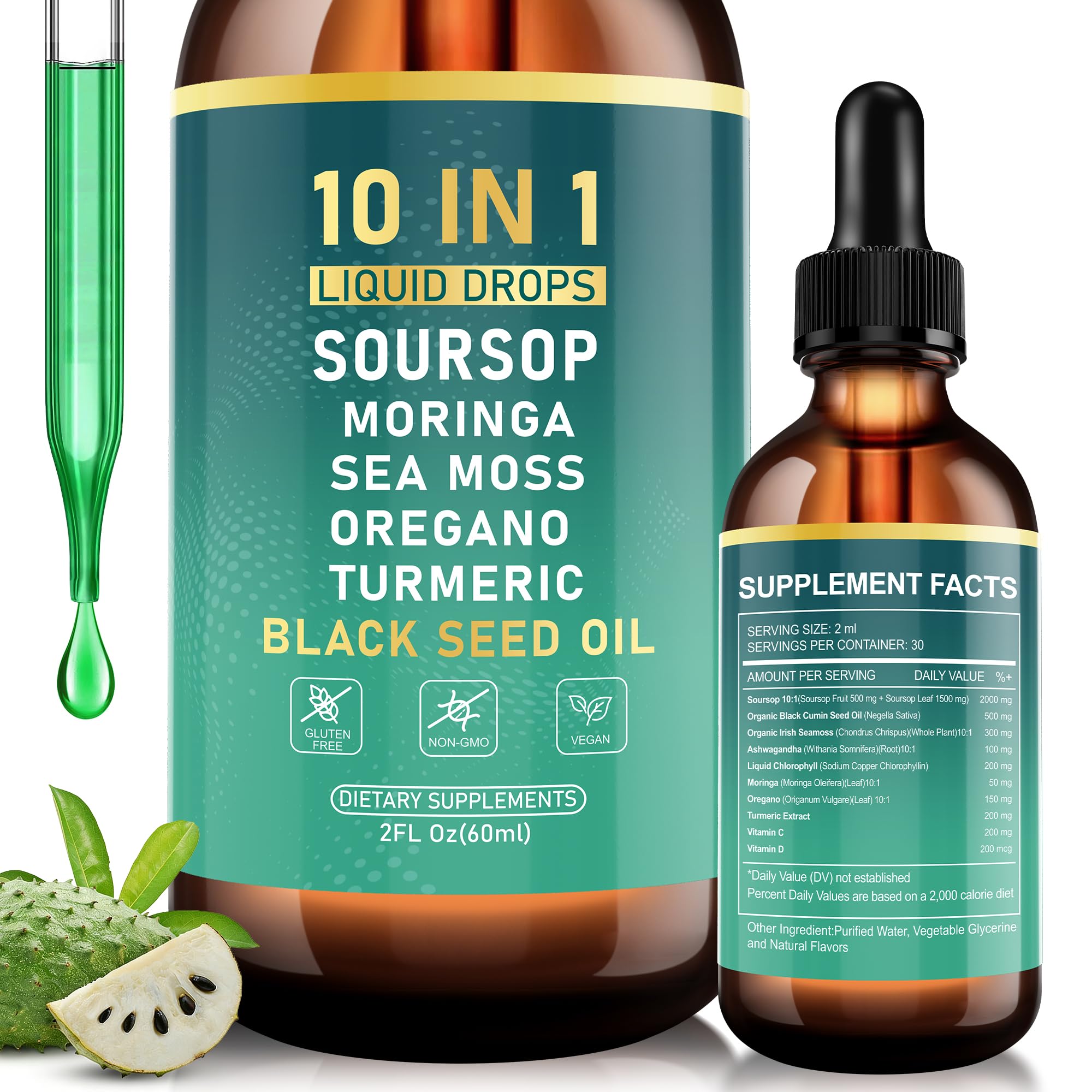 Amazon.com: Royavita Soursop Bitters Liquid Drops, Bitter Herbs