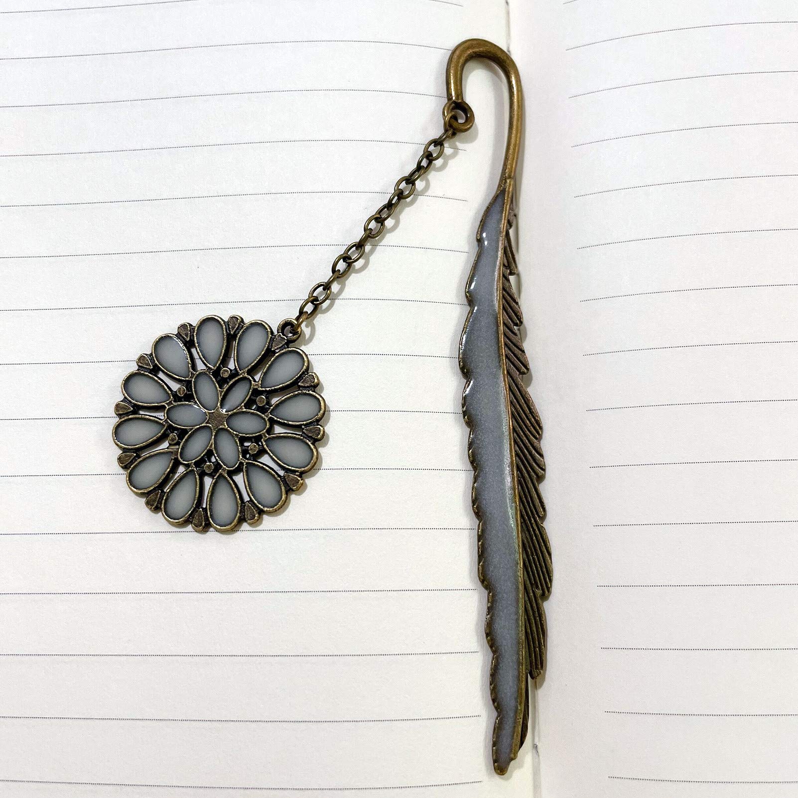 Bookmarks for Women Men,Metal Bookmark for Book