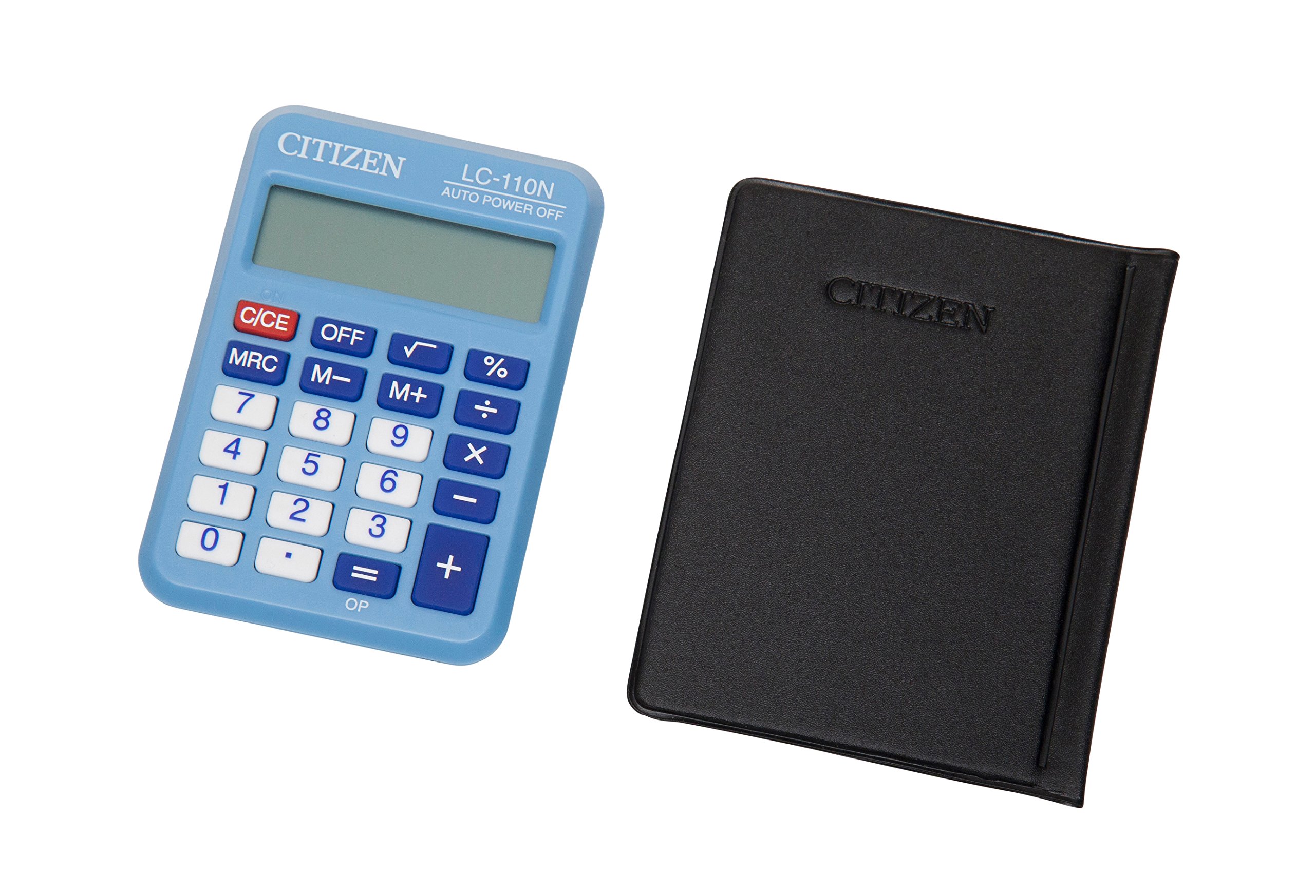 Citizen LC-110N 8-cyfrowy kalkulator kieszonkowy - niebieski