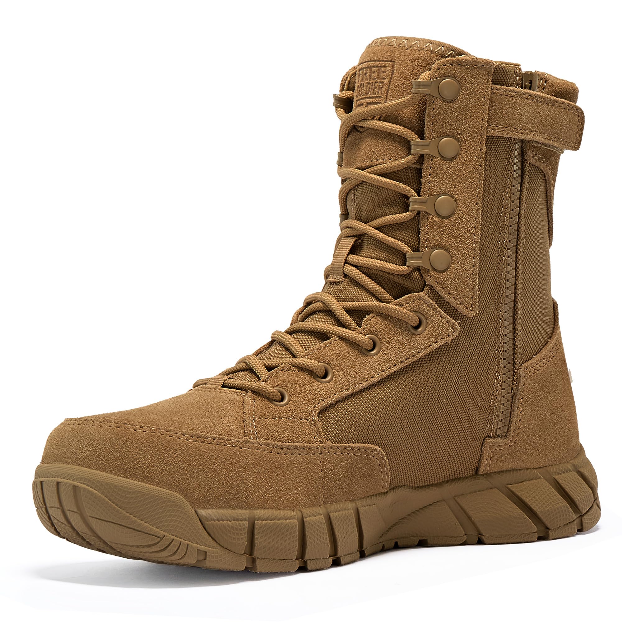 Photo 1 of FREE SOLDIER Men's 8" Zip Military Tactical Boots