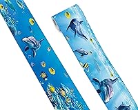 Vista 63 de FLFK Adhesivos de Azulejos de Borde de Pared Despegar y Pegar Papel Tapiz de Borde para Salpicadero de Cocina Baño Cuarto de Ducha, 4"x240