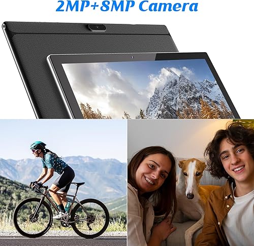 Miniatura 7 de Tablet con teclado 2 en 1 Tablet Android 12 Tablets 10 pulgadas incluye estuche ratón lápiz óptico película templada 6000mAh batería 4GB+64GB512GB