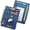 Airtag Wallet Holder Slim Minimalist Air Tag Wallet for Men Front Pocket Card Holder Wallet with Built-in Case Holder for Apple AirTag Accessories Blue