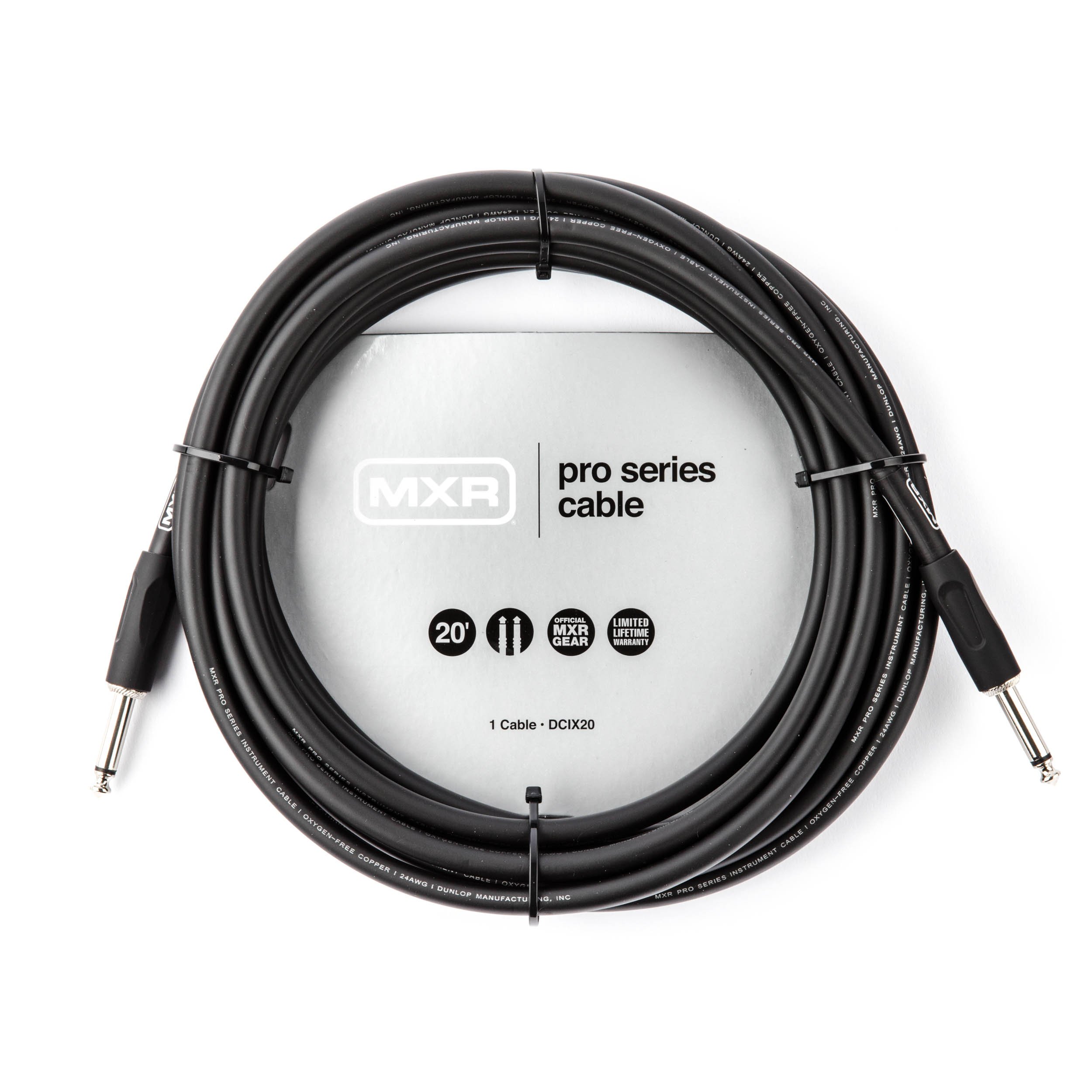 MXR DCIX20 Cable - 20ft - 6.1m - Pro Cable - Each