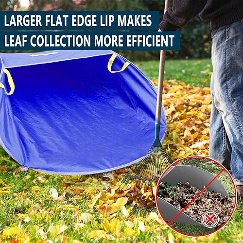 Miniatura 4 de Recolector de hojas, bolsas de hojas desplegables portátiles, herramientas plegables para recoger hojas, cargador de hojas, bolsas de jardín
