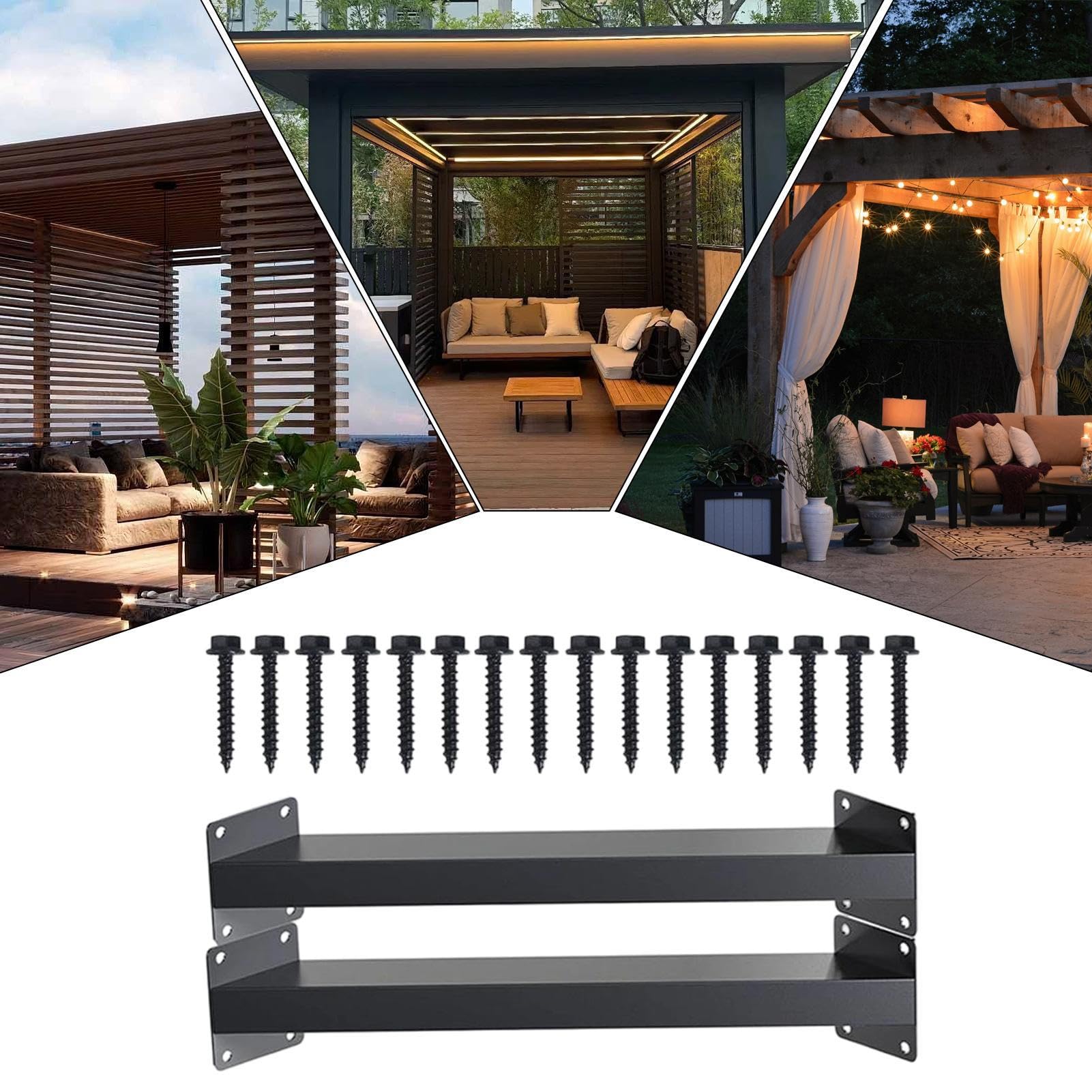 Équerres D Angle 45 Degrés 2 Pièces Équerre Pour Pergola