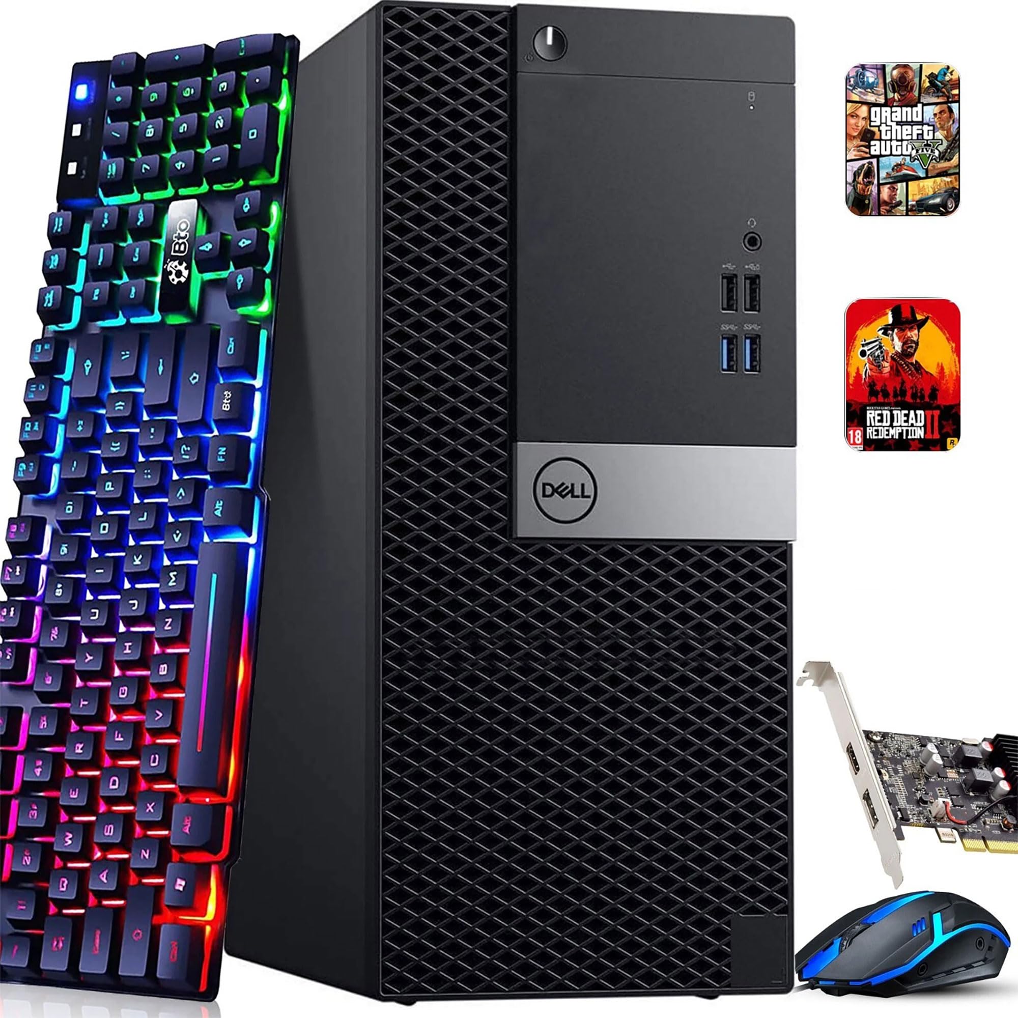 Amazon.com: Dell Gaming Tower Desktop PC – Intel Core i5-7500 7th