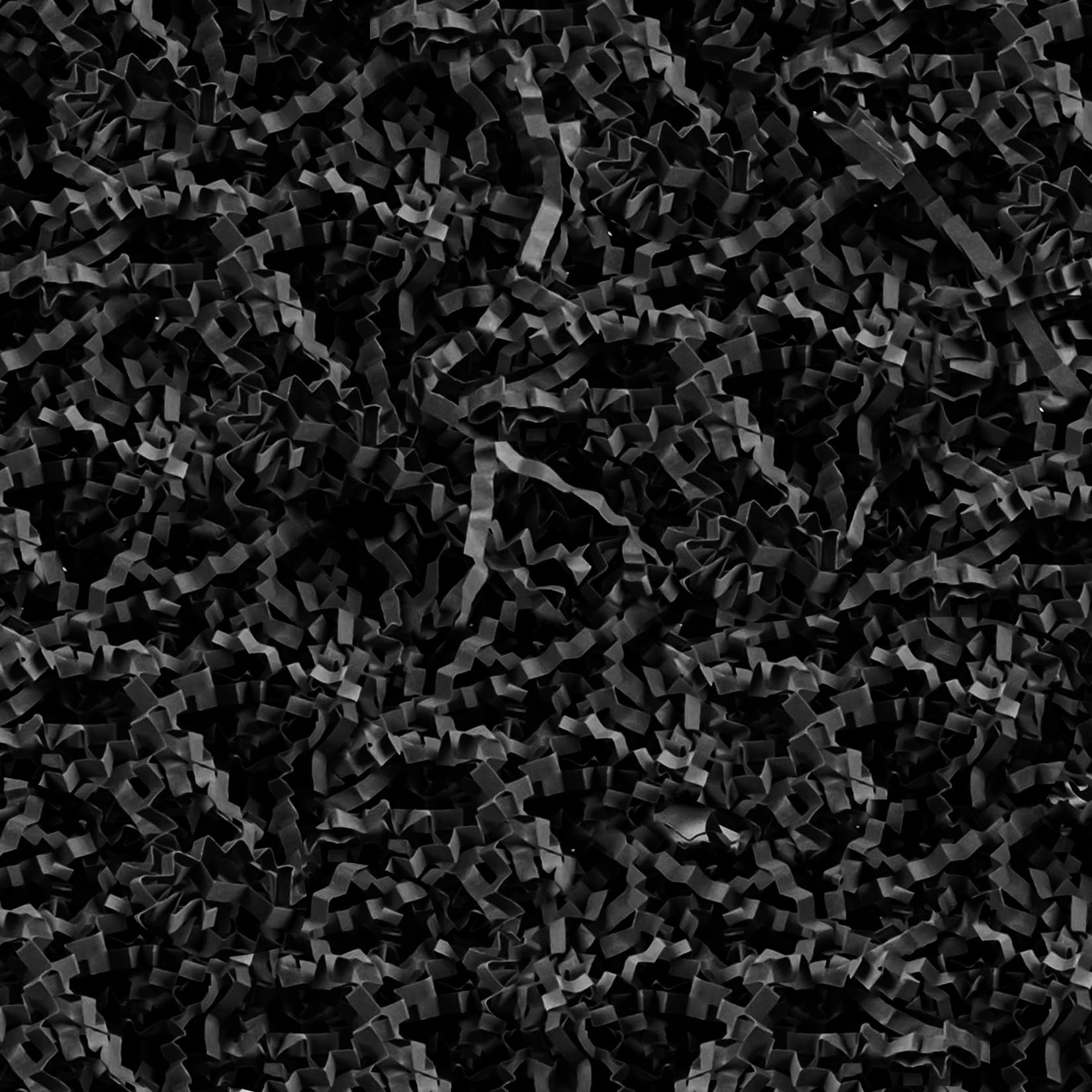 Sukh Black Crinkle Paper Filler - Shredded Paper, Gift Basket &amp; Box Wrap