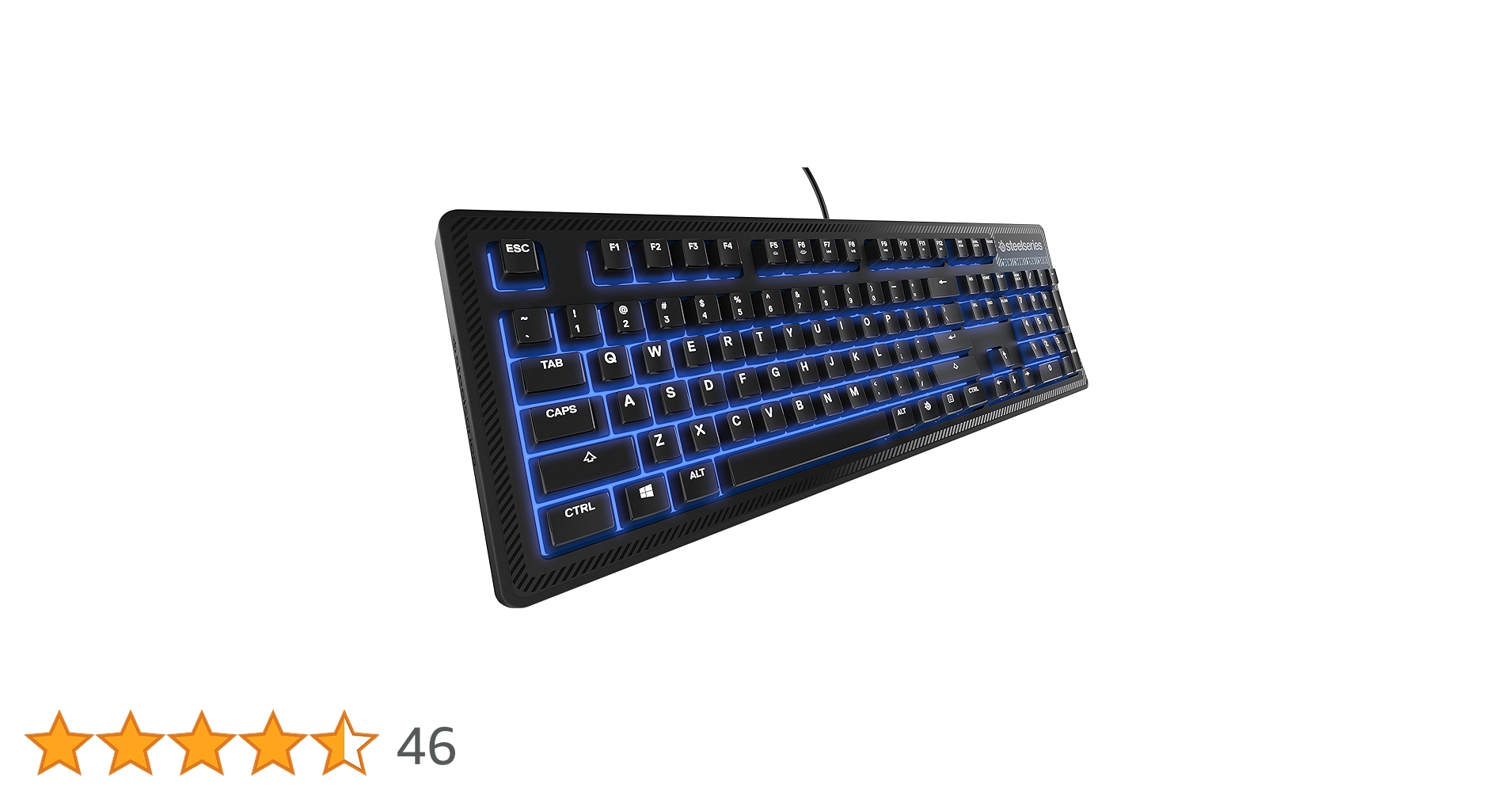 Amazon | SteelSeries 64435 Apex 100 ゲーミングキーボード