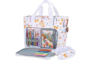 Large Crochet Bag Knitting Tote Bag: The Ideal Craft Storage Solution