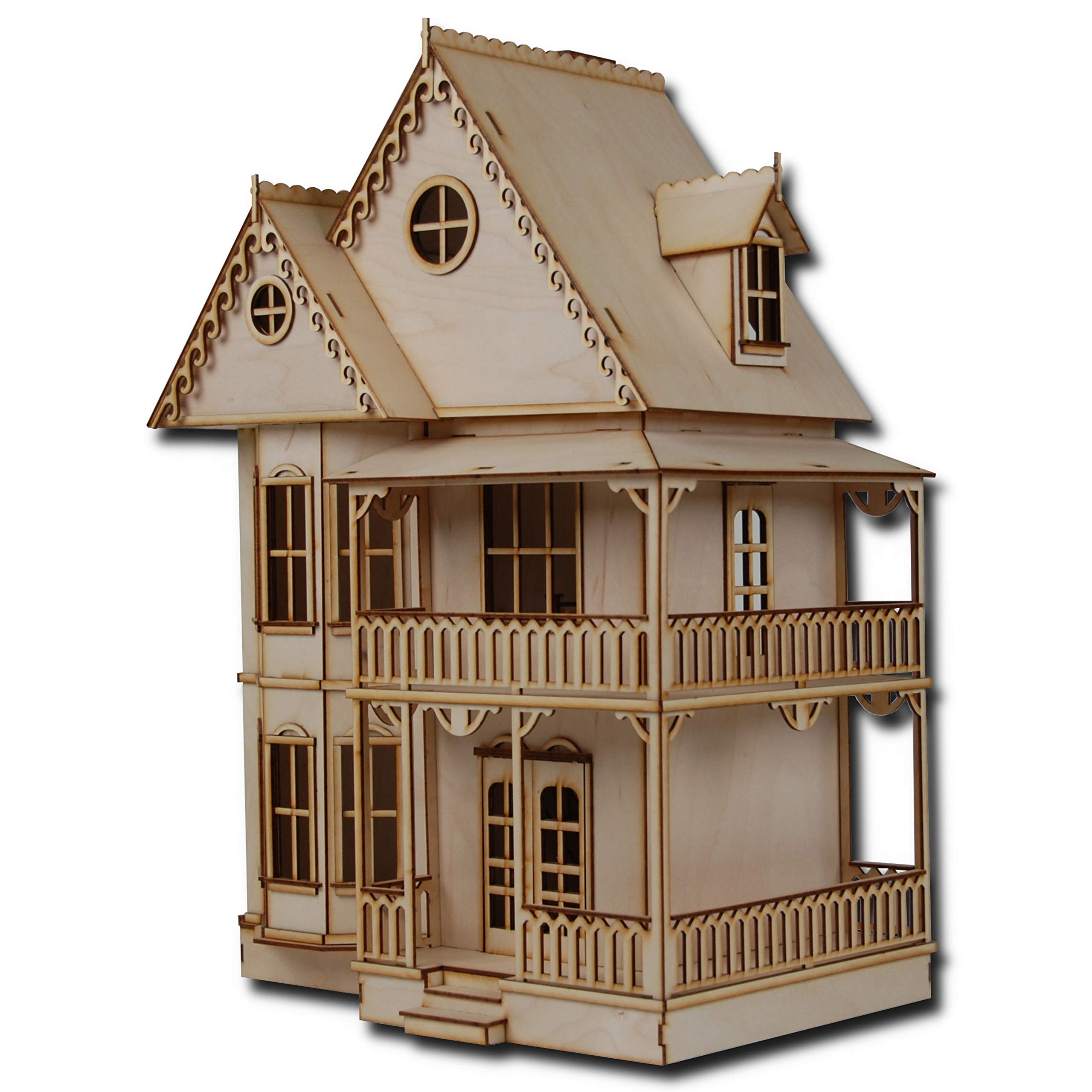 Buy Greenleaf Tennyson Dollhouse Kit 1/24 Scale (Laser Cut) Online at