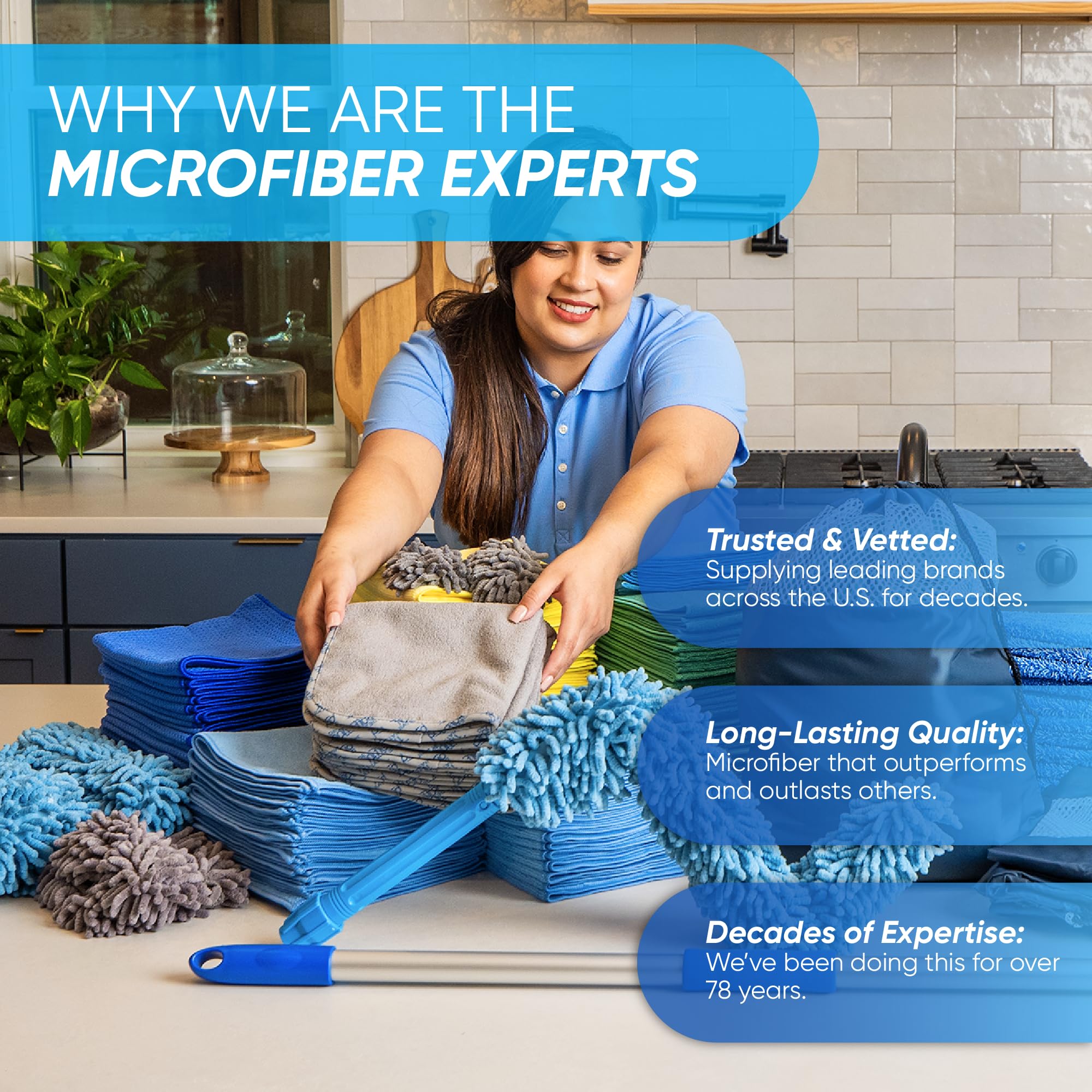Microfiber Wholesale Paquete de 51 Toallas económicas de Microfibra Multiusos Grandes de 16 x 16 Pulgadas, sin Pelusa y Reutilizables, paños de Microfibra a Granel