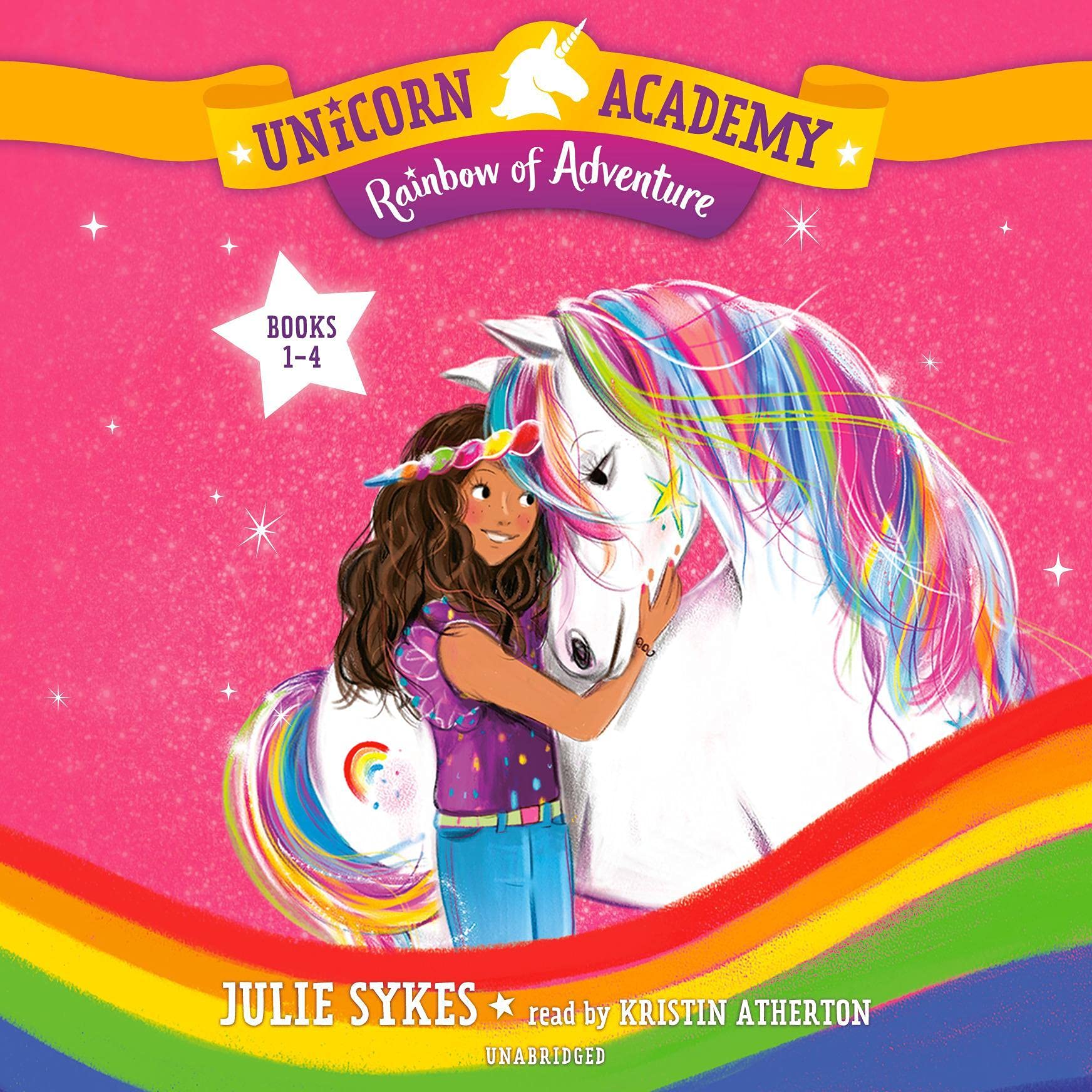Cover art for Unicorn Academy: Rainbow of Adventure Audio Set (Books 1-4)