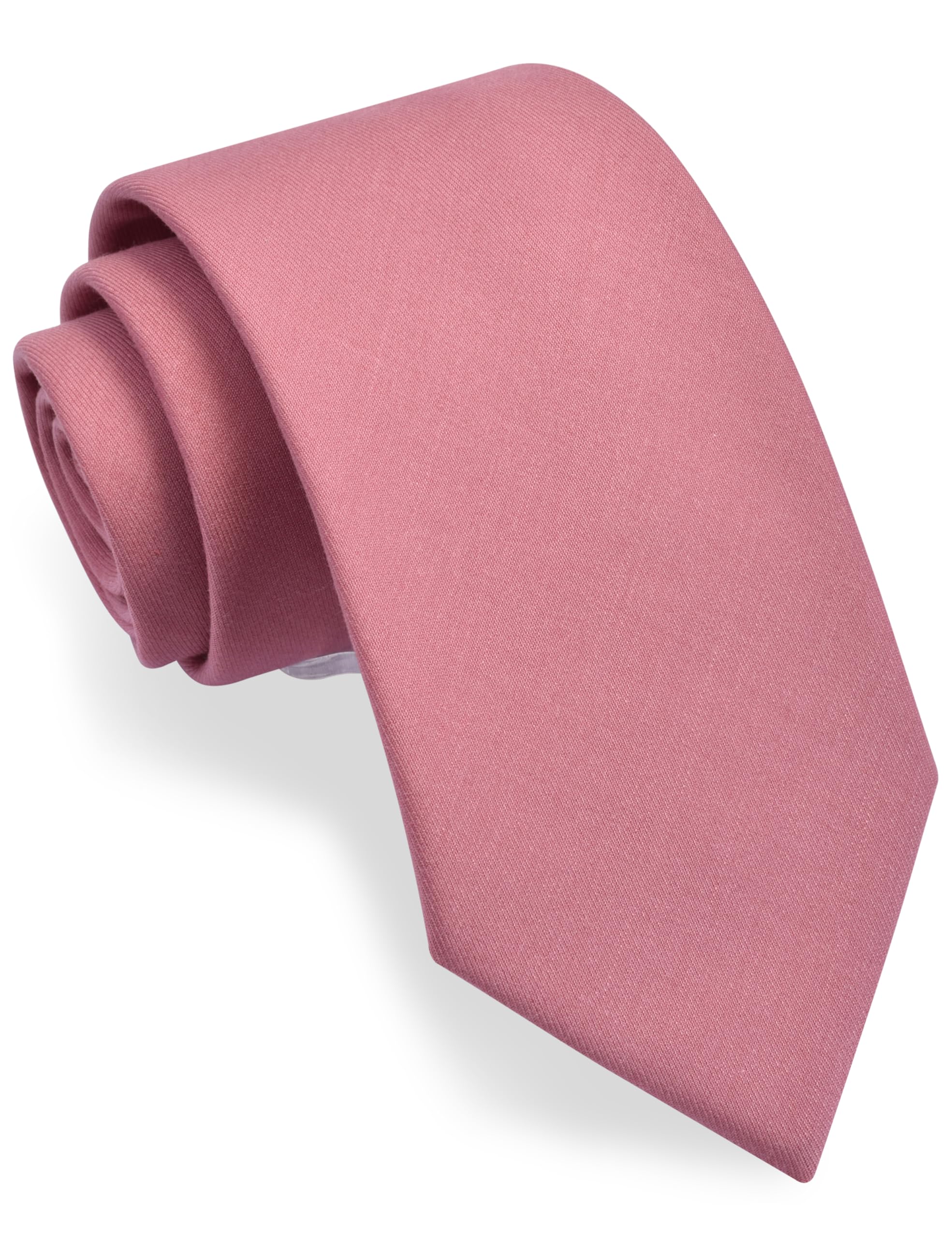 GUSLESON 3.15"（8cm） Solid Necktie Tartan Woven TR Material Tie + Gift Box