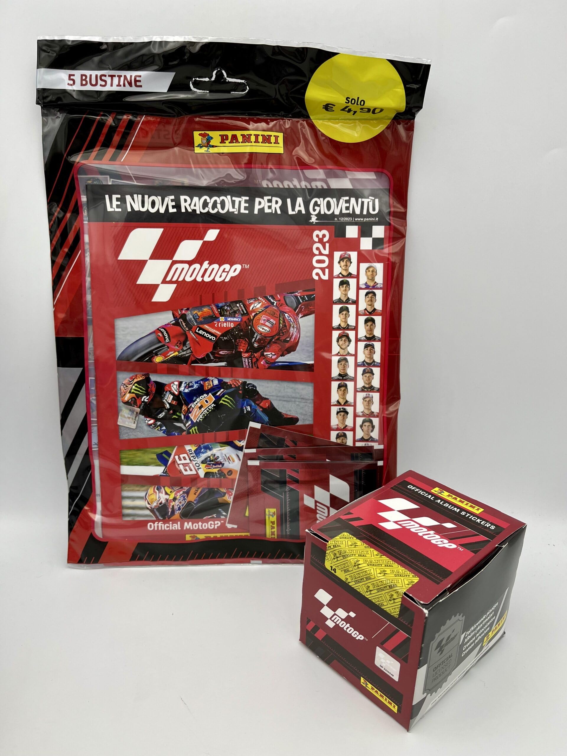 Moto GP 2023 Special Pack - Starter Album vuoto + Box 36 bustine figurine