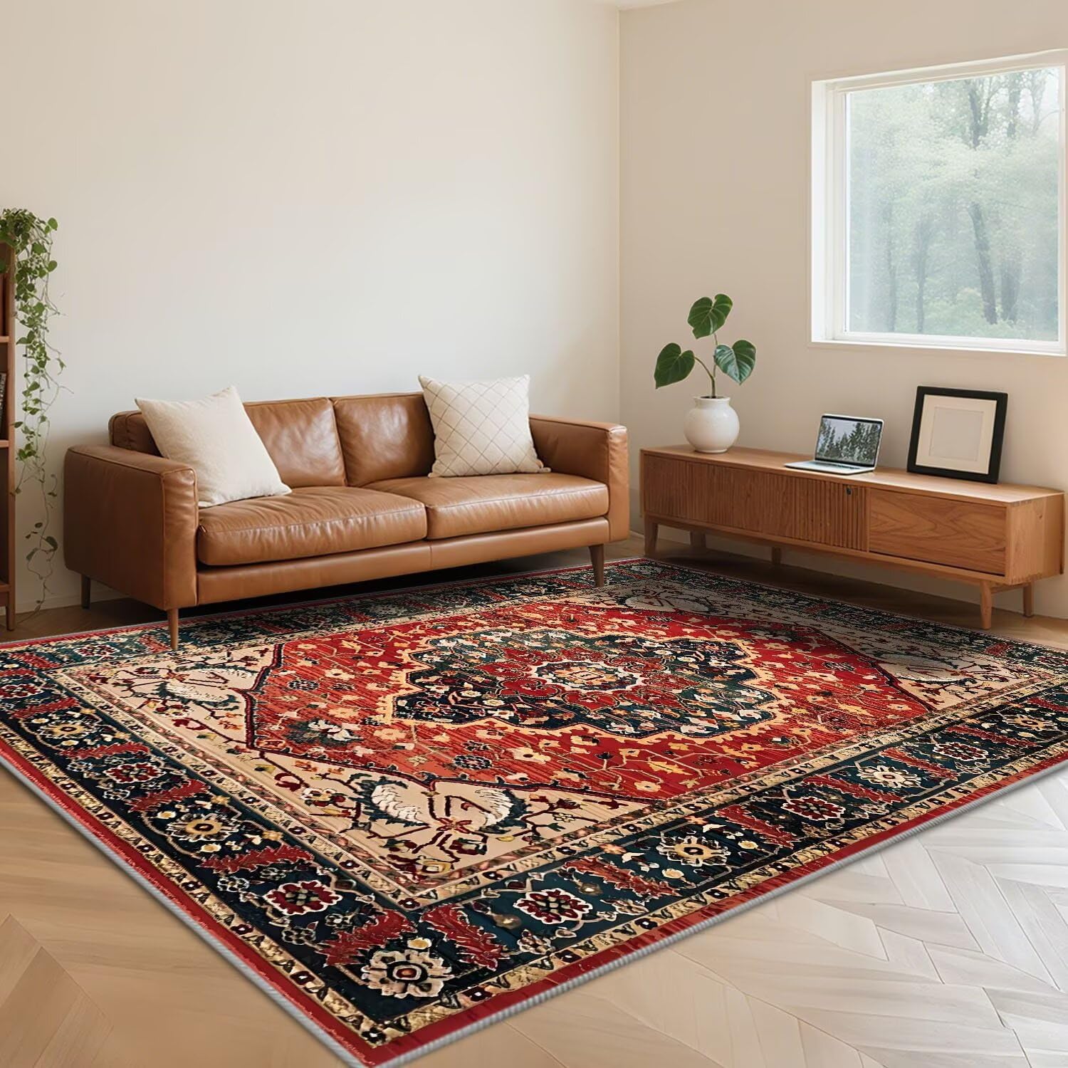 Tapis rétro pour garçons 100x200cm lavable en machine pour salle de jeux