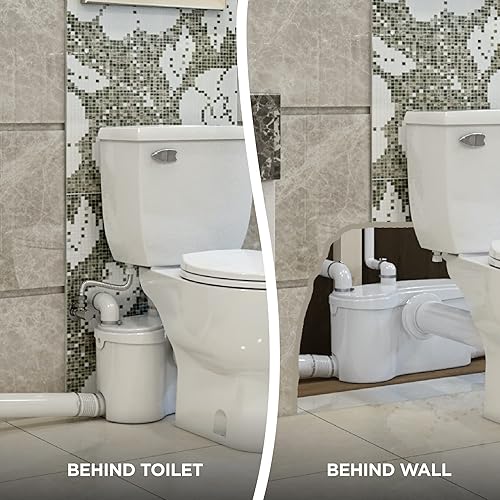 Miniatura 6 de SANIFLO Sanibest Pro - Instalación de baño completo - Upflush - Residencial y Comercial Blanco