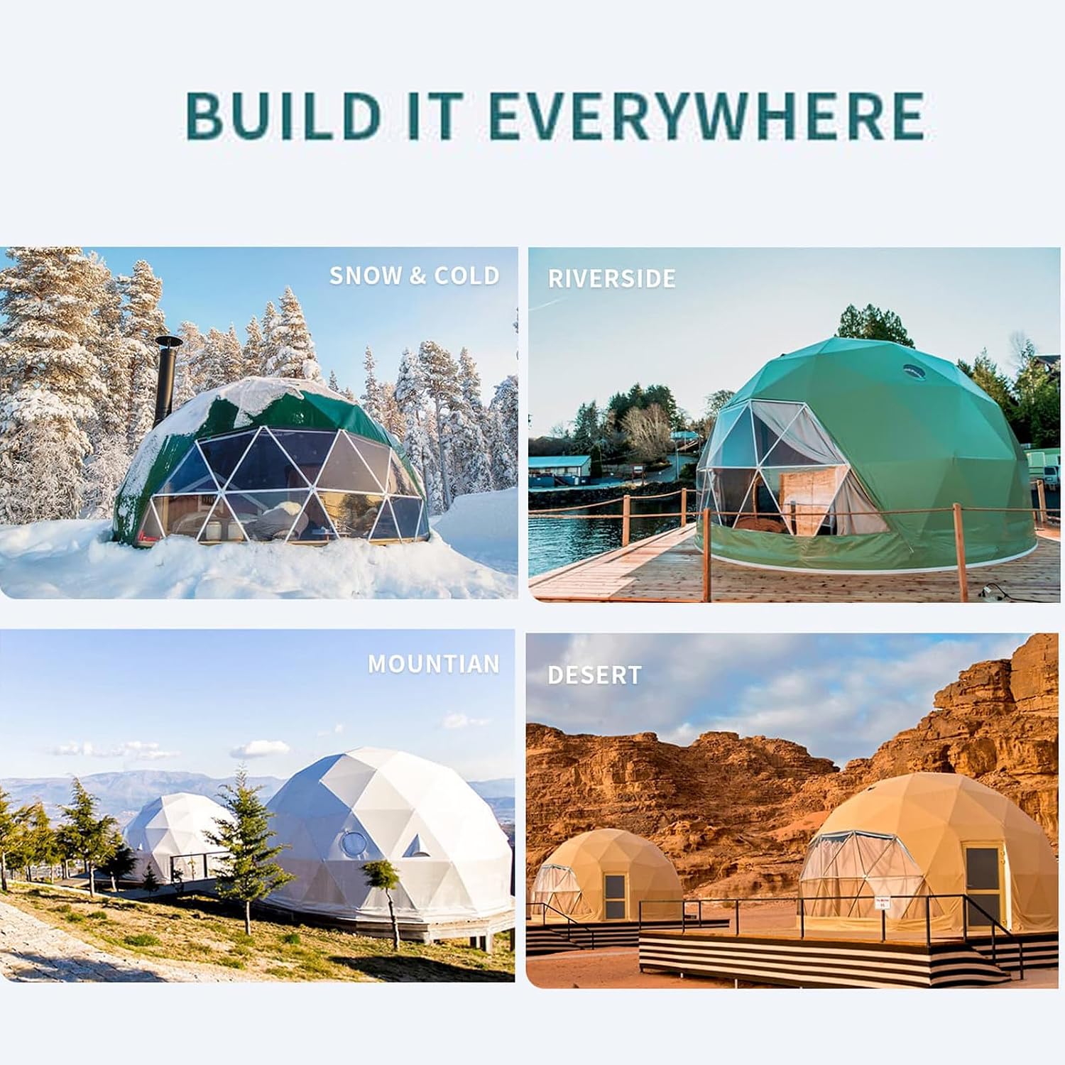 Bubble Tent Transparent Garden Dome House 4-6 Person Garden Greenhouse ​3.6M/12FT Garden Dome Waterproof Patio Canopy Shelter for Party