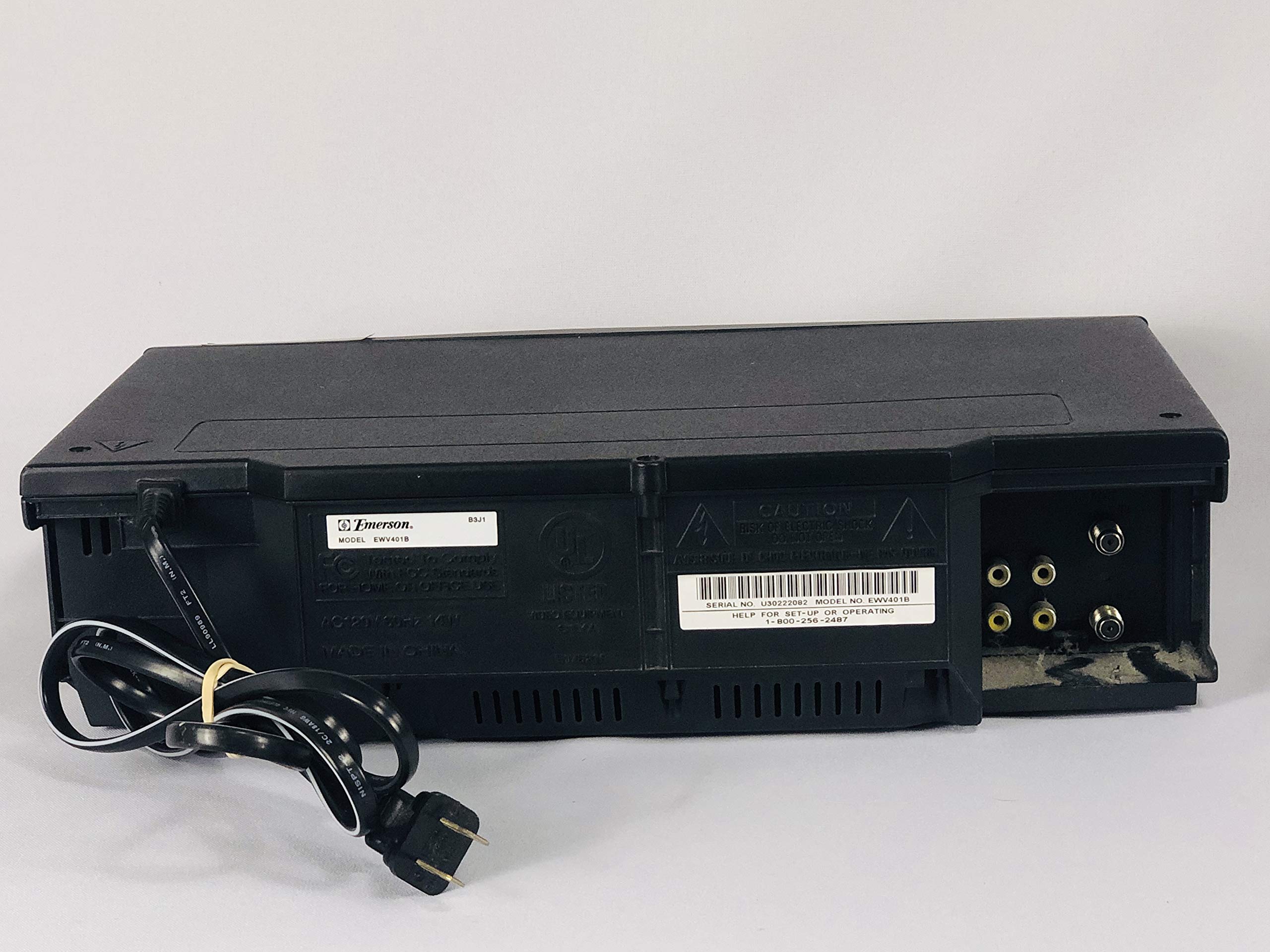 Amazon.com: Emerson EWV401B Video Cassette Recorder Player VCR Da