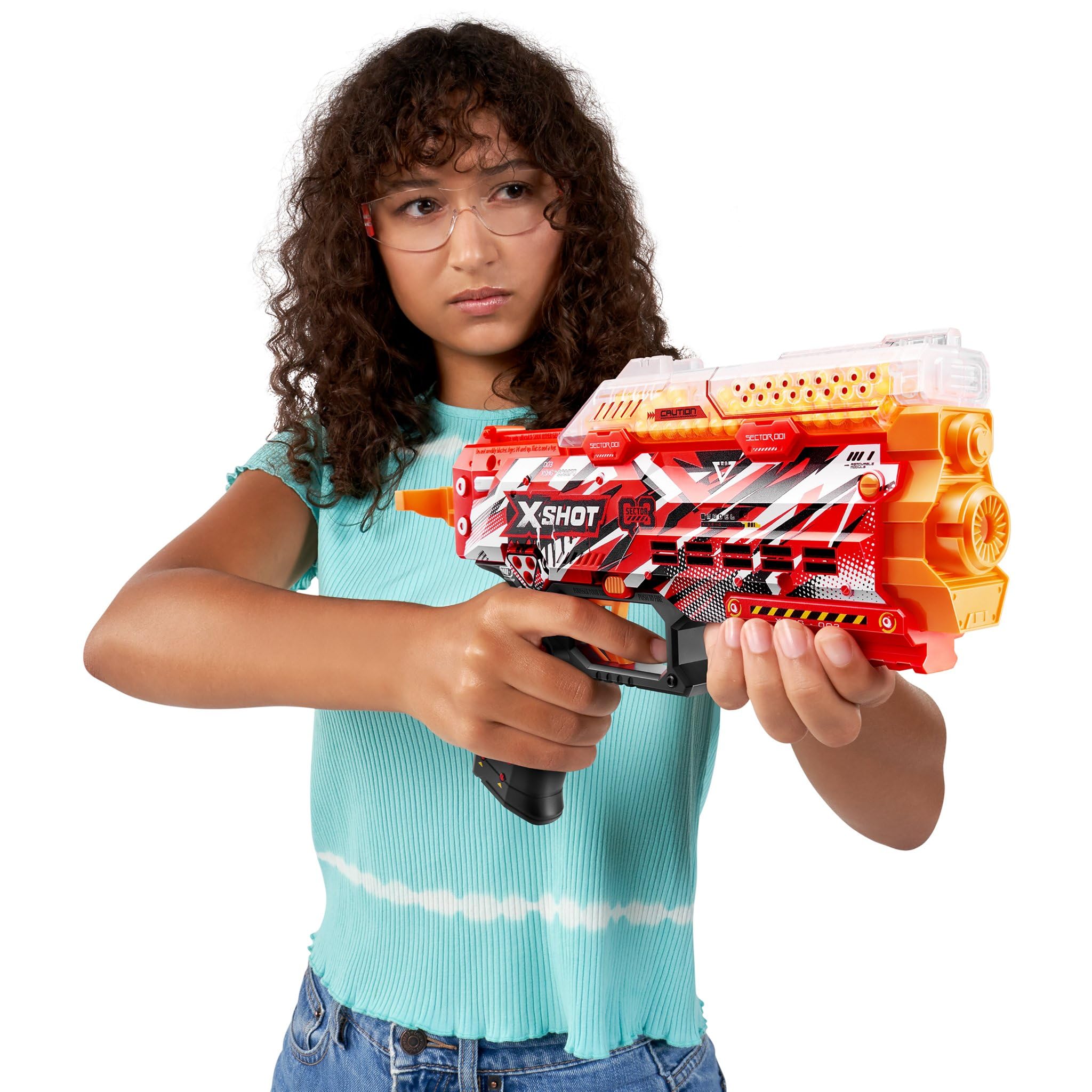 X-Shot Hyper Gel Blaster Stinger Prime - with 1000 Gel Pellets & Safety Goggles, standard size - Image 3