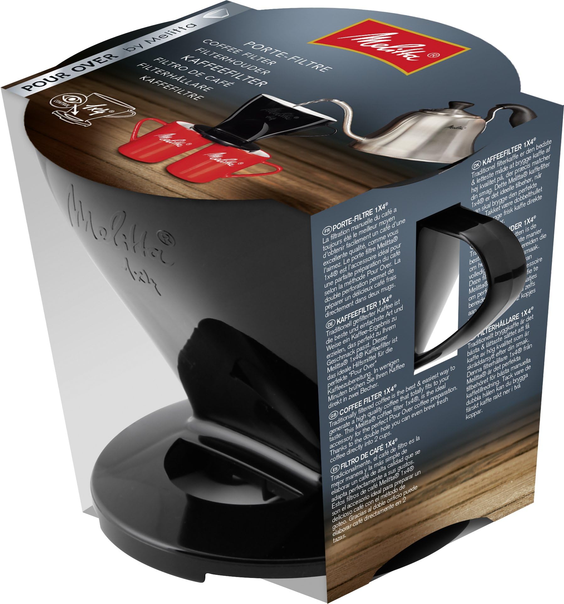 Melitta 6658076 Pack Original Size 1x4, 80, Filter Coffee Makers, Brown