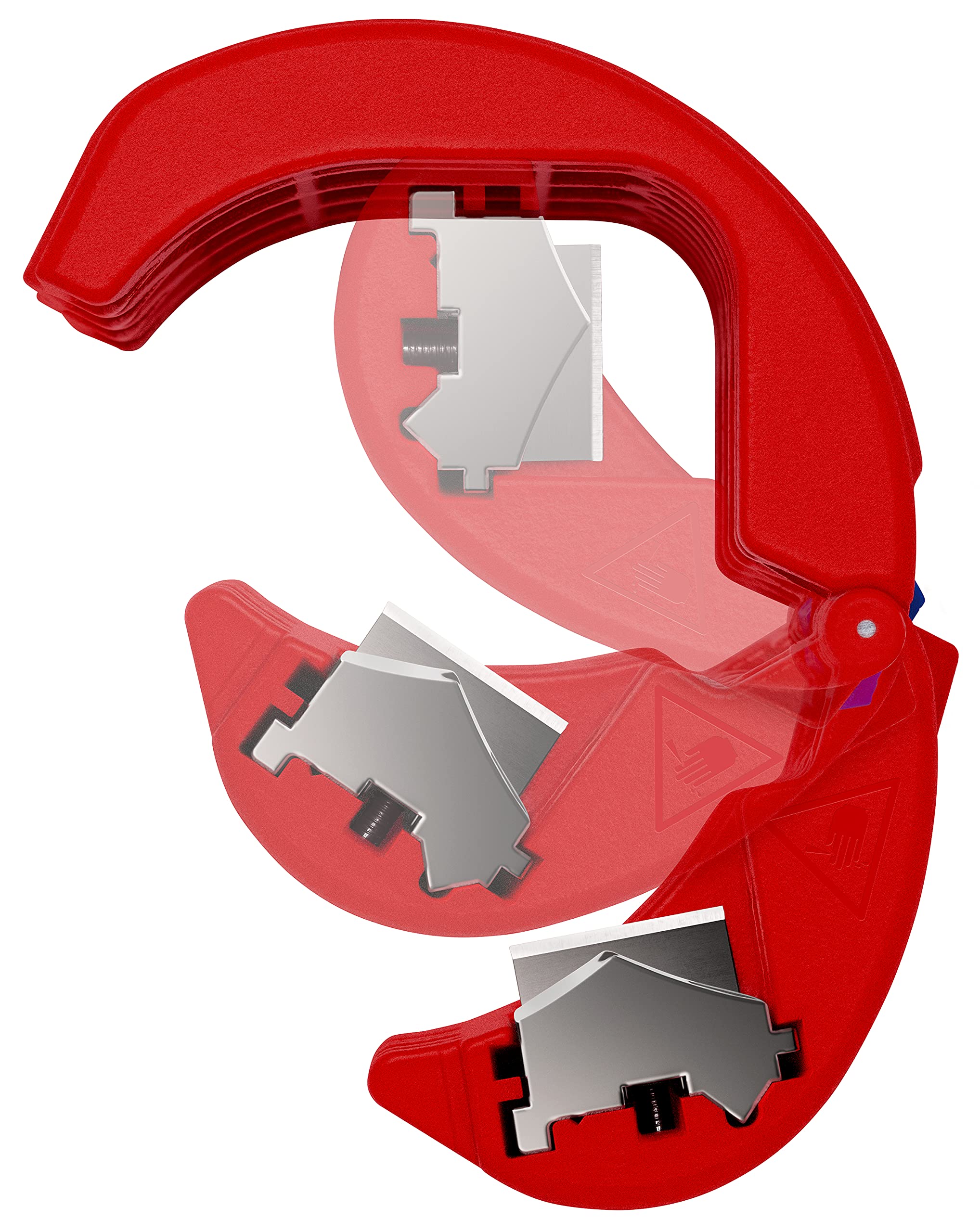 KNIPEX ErgoStrip Outil universel à dégainer (135 mm) 16 95 01 SB & BiX Coupe-tube pour les tubes en plastique et les manchons d’étanchéité Ø20-Ø50 mm, 90 22 10 BK