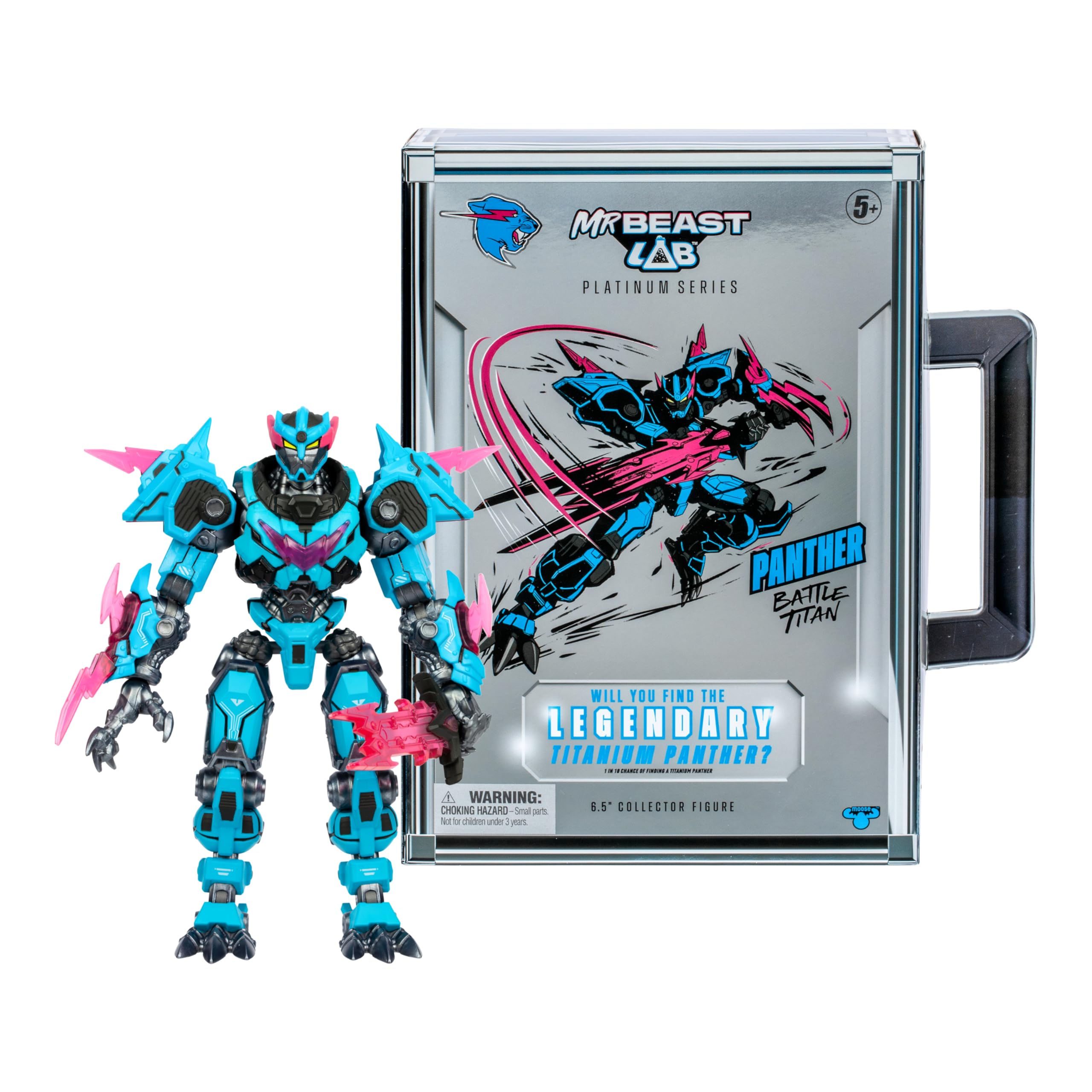 Amazon.com: MrBeast Lab Platinum Series 6.5” Panther Battle