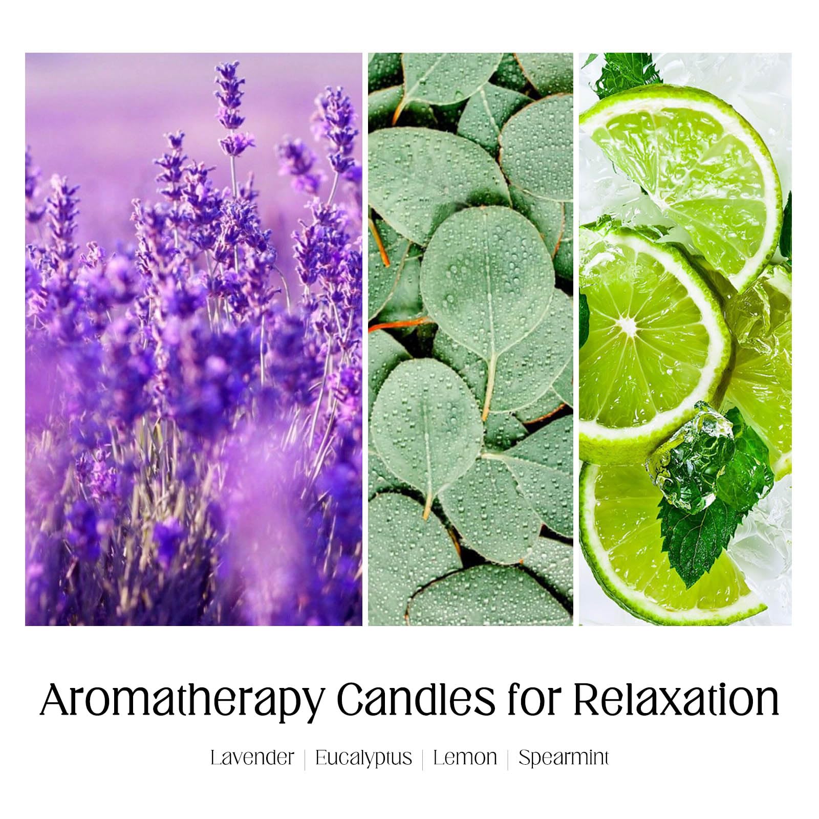 Świece aromaterapeutyczne o zapachu lawendy, eukaliptusa, 230 ml, świece zapachowe do domu, prezenty dla kobiet, odprężająca medytacja, joga, SPA, świece kąpielowe do wanny, relaks, świeca woskowa