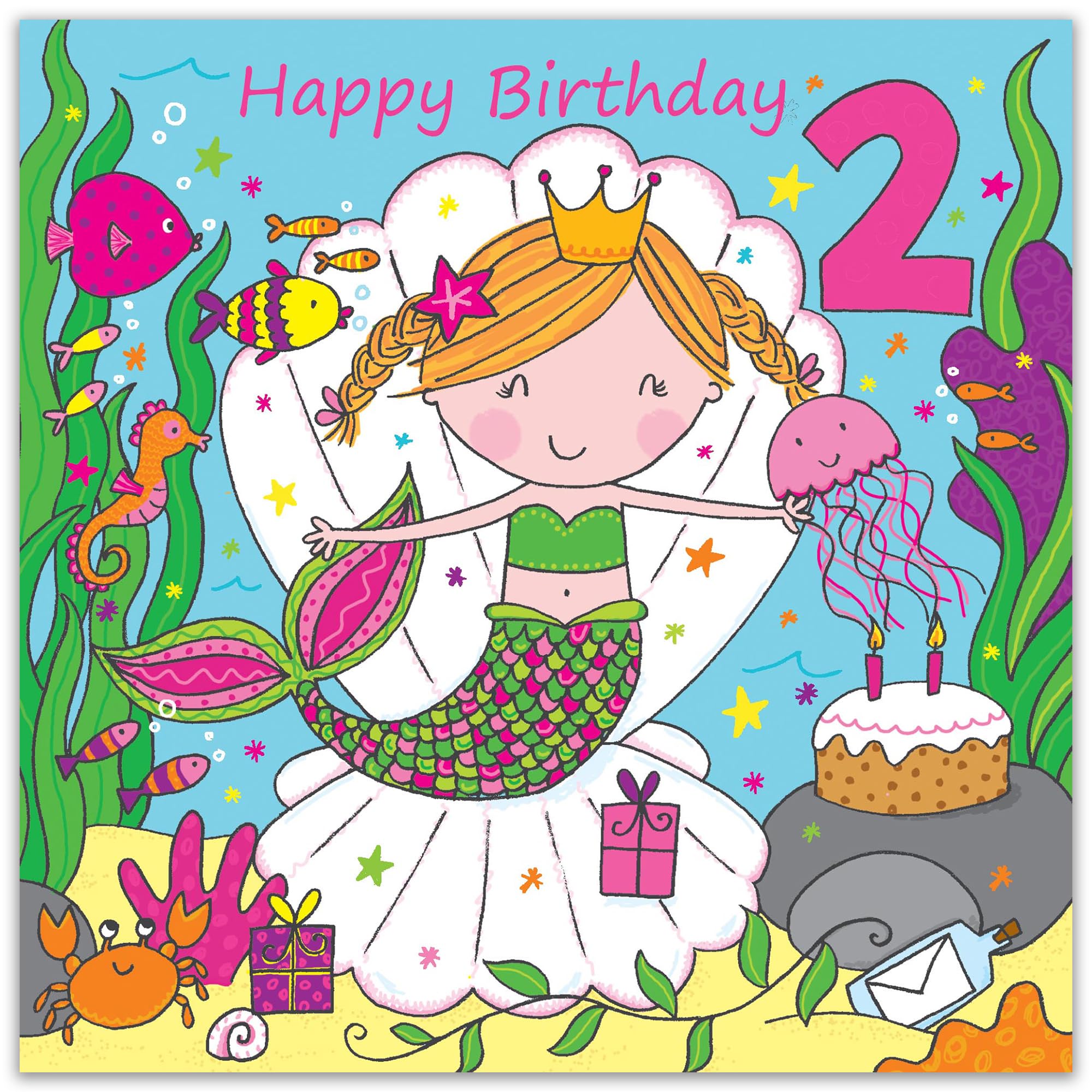 Old English Co. Tarjeta De Noveno Cumpleaños Para Niña Joven, Tarjeta, image size:2000x2000