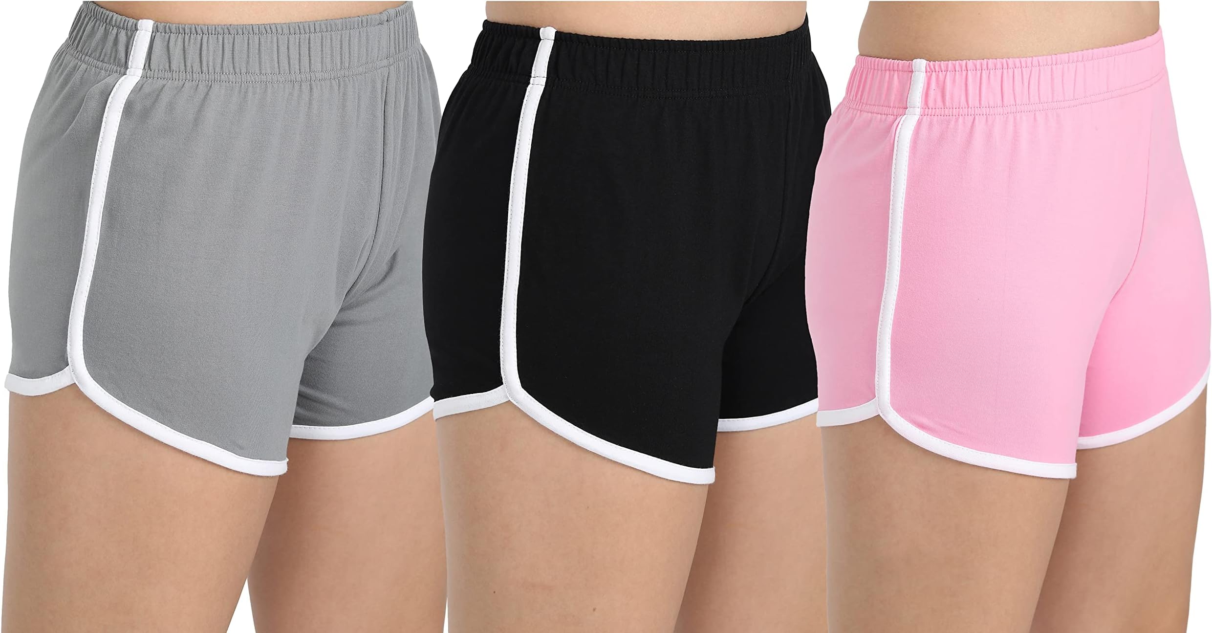 fasla Women's Cotton Shorts Pack of 3